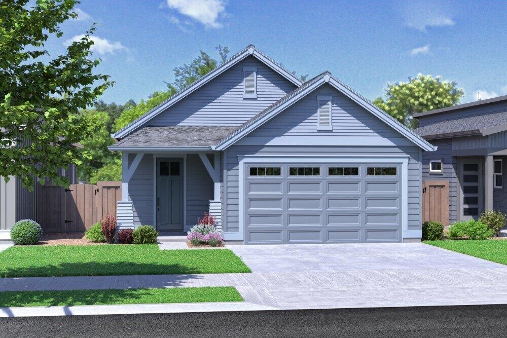 Homesite #234 in Easton Phase 3 - UNDER CONSTRUCTION - Introducing the new Steen  single level  plan built by award winning Pahlisch Homes.  This efficient and stylish single-level home as an estimated completion of April/May. Featuring interior upgrades:  wood shelving throughout, silgranit kitchen sink, and more. Interior highlights include quartz countertops in the kitchen, baths, and laundry, full-height kitchen backsplash, luxury vinyl plank flooring in main living areas, and a tiled shower in the primary suite. Additional features include a tankless water heater, air conditioning, and much more. Located in Easton, a vibrant SE Bend community offering green spaces, pools, fitness facilities, and walkable amenities. Live where comfort meets lifestyle. Photos are of a similar model; floor plan, colors, and finishes may vary.  See site agent for details.