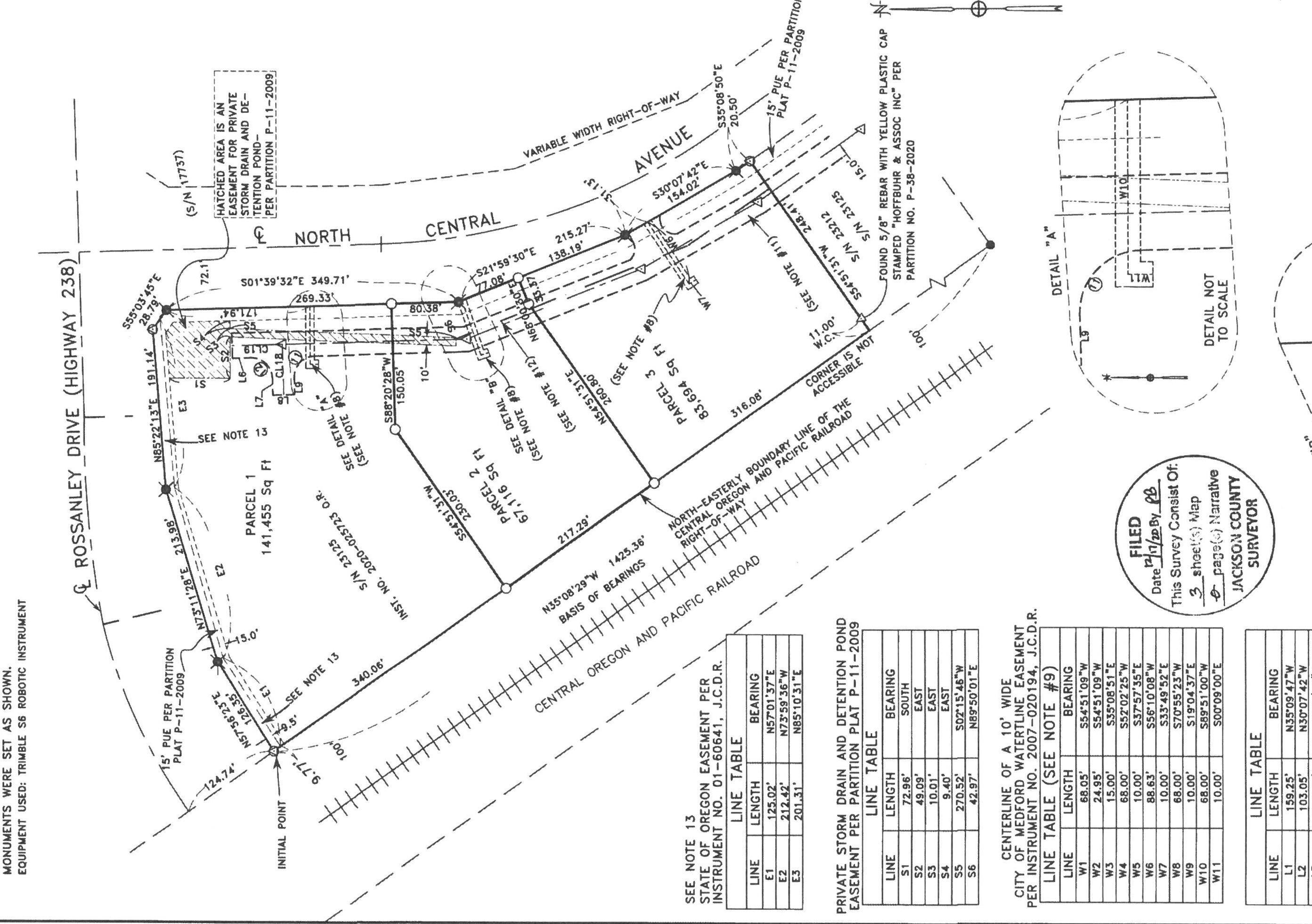 Well located land across from the Northgate Development.  Parcel at the corner of Hwy 238 and N. Central - I-L uses (e.g. Banks, Restaurant; office) permitted.  Owner would sell, land lease or build to suit.  Frontage Rd connecting the two entrances.  Owner has right to approve buyer and use.