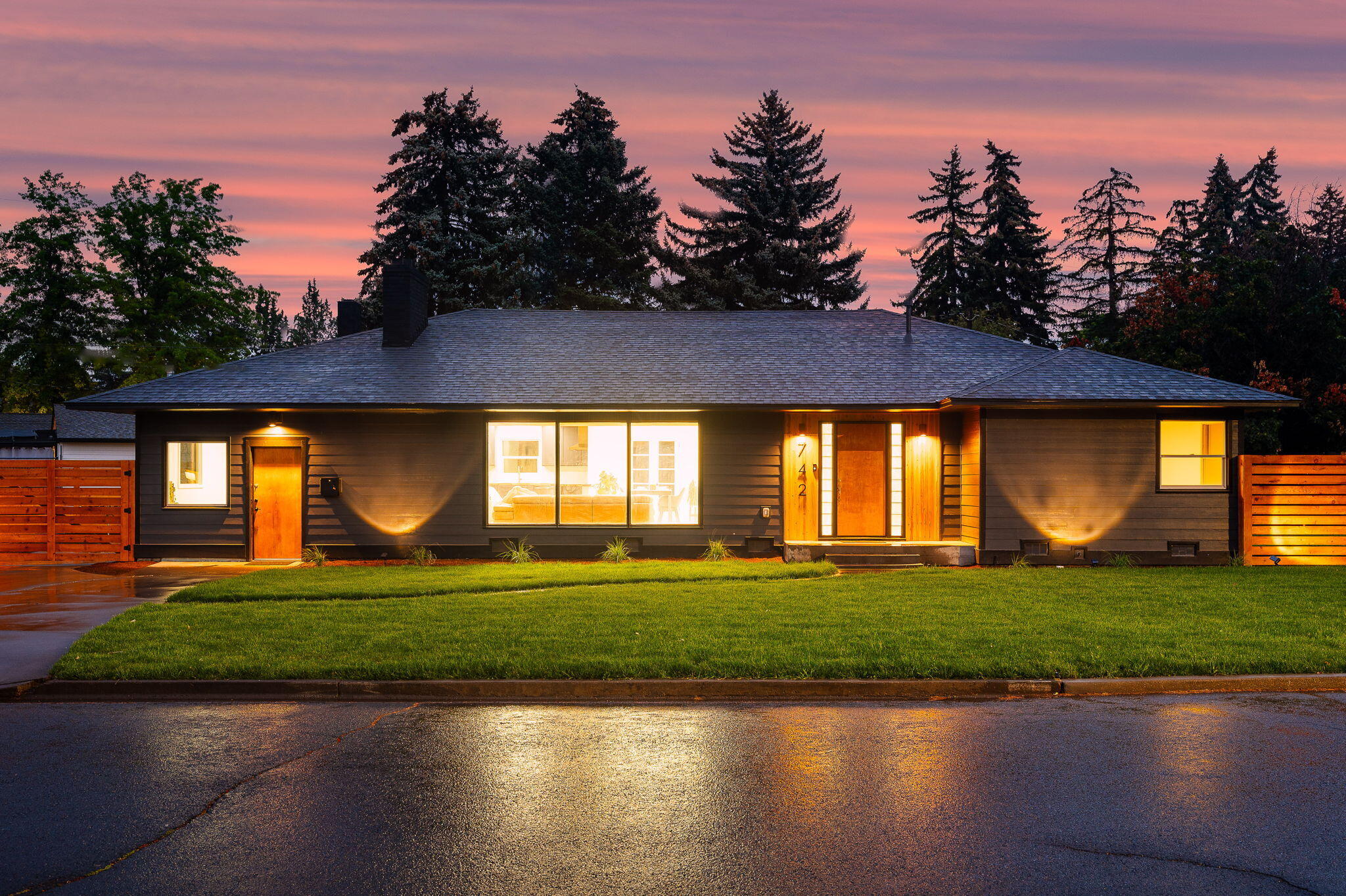 This stunning mid-century single-level home has been completely updated in 2023. With 3 bedrooms, 1.5 baths, and a large flex space, perfect for a home gym, entertainment room, or office. The natural lighting throughout the house creates a warm and inviting atmosphere. Situated on a huge lot, there is plenty of space for outdoor activities and even RV parking. The location is unbeatable, just minutes away from downtown and Redmond's Dry Canyon. The detached 2-car garage comes with a small workshop, ideal for DIY enthusiasts. The property is fully fenced and landscaped, featuring an immaculate lawn and outdoor firepit area for relaxation and entertaining. Numerous upgrades have been done, such as new fencing, plumbing, appliances, lighting, flooring, paint, cabinets, butcher block countertops, bathroom vanity, and tile plus much more! Don't miss out on this fantastic opportunity to own a beautiful home. Seller is a licensed real estate broker in the state of Oregon.