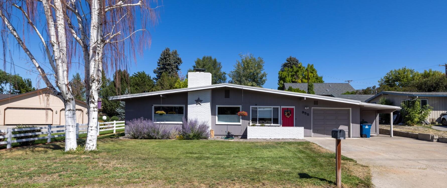 Come see this beautifully updated single-level 1960s classic offering 2 beds, 2 baths, & a versatile bonus room ideal for a home office, workout/art studio. From the inviting entryway to the tranquil backyard oasis, this home blends timeless charm w/ modern updates. The remodeled kitchen boasts granite island, soft-close cabinetry, newer appliances, & walk-in pantry. The primary suite features a full bath & sliding door to the Trex deck/hot tub. Enjoy fresh int./ext. paint, new flooring/carpet, ceiling fans, and a cozy living room w/ added coat closet. The landscaped backyard is perfect for entertaining w/ Trex deck, hot tub, fire pit, cedar fencing, garden beds, sunflowers & a remodeled backyard shed offering a versatile space ideal for a home office, craft studio, or playroom. Enhancing its charm is a fully functional, vintage 1960s NuTone exhaust fan—a rare, retro feature that adds both character and practicality.  Located in a friendly neighborhood w/ walking/biking path & parks.