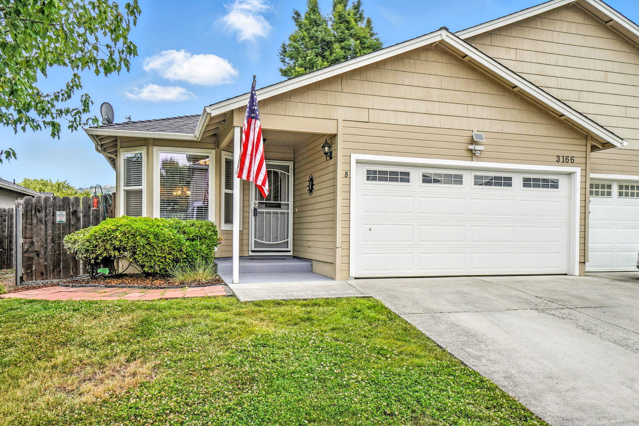 Affordable, private living in a quiet neighborhood close to schools, restaurants and shopping. The low-maintenance backyard features professionally installed high-end artificial turf that stays green year-round. The kitchen boasts granite counters, white cabinets, and a breakfast bar open to the dining area and family room—perfect for everyday living and entertaining. The primary suite includes updated bath finishes and private access to a covered patio oasis—perfect for morning coffee or evening relaxation. To complete the package is a Finished 2 car garage. Make an Offer Today on this Move -in Ready, Well-Maintained Home