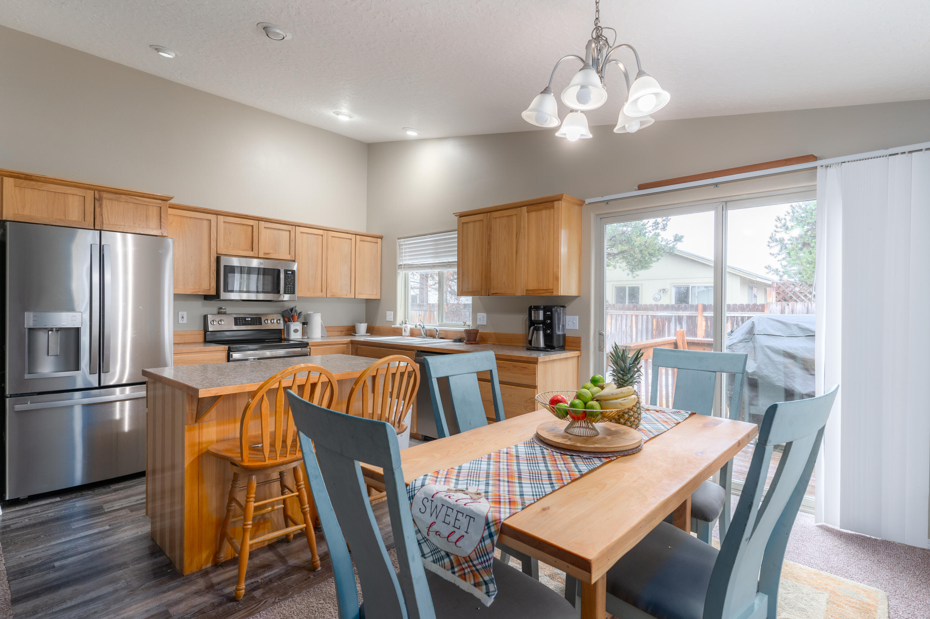 We've loved calling this quaint, single-level home in the heart of La Pine our own. The open-concept layout has been perfect for gathering with friends, while the spacious bedrooms and abundance of natural light make everyday living easy and comfortable. The generous backyard has given us room to store all the toys that make Central Oregon living so special. Whether it's mountain biking on nearby trails, skiing at Mt. Bachelor, fishing along the Deschutes, or heading out for a day of hunting, this home has put us close to everything we love. The oversized two-car garage has handled it all—from gear to vehicles—with room to spare. With new flooring throughout, stainless appliances, plenty of elbow room, and convenient proximity to shopping, schools, and restaurants, this has been a place where adventure and easy living truly meet.