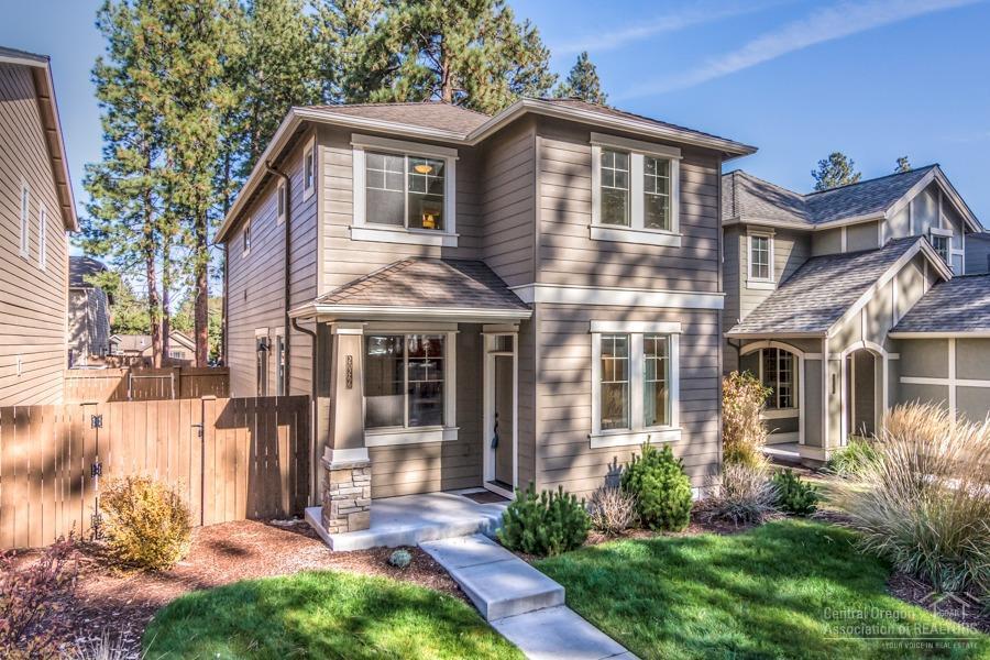 Lightly lived in Pahlisch built home features an outstanding floorplan. Home has upgraded finishes, including quartz counters throughout. Open concept living, dining, kitchen and a powder bath on the main level. Enjoy movie night next to the cozy gas fireplace, or dining al fresco on the large patio in the fenced in side yard. Upstairs find a large bonus or flex space (home office or playroom?). Two nice sized guest rooms, a full bath and laundry room to one side of bonus space. The spacious master suite is located at the opposite side. The master bathroom includes a large shower and dual sinks. The walk in closet is huge! The home has an alley entry garage and is located across the street from the neighborhood park/greenspace. Restaurants and entertainment are just a short drive away, but far enough to keep the peace and quiet at home. So whether you want a night in or out, your options are endless.