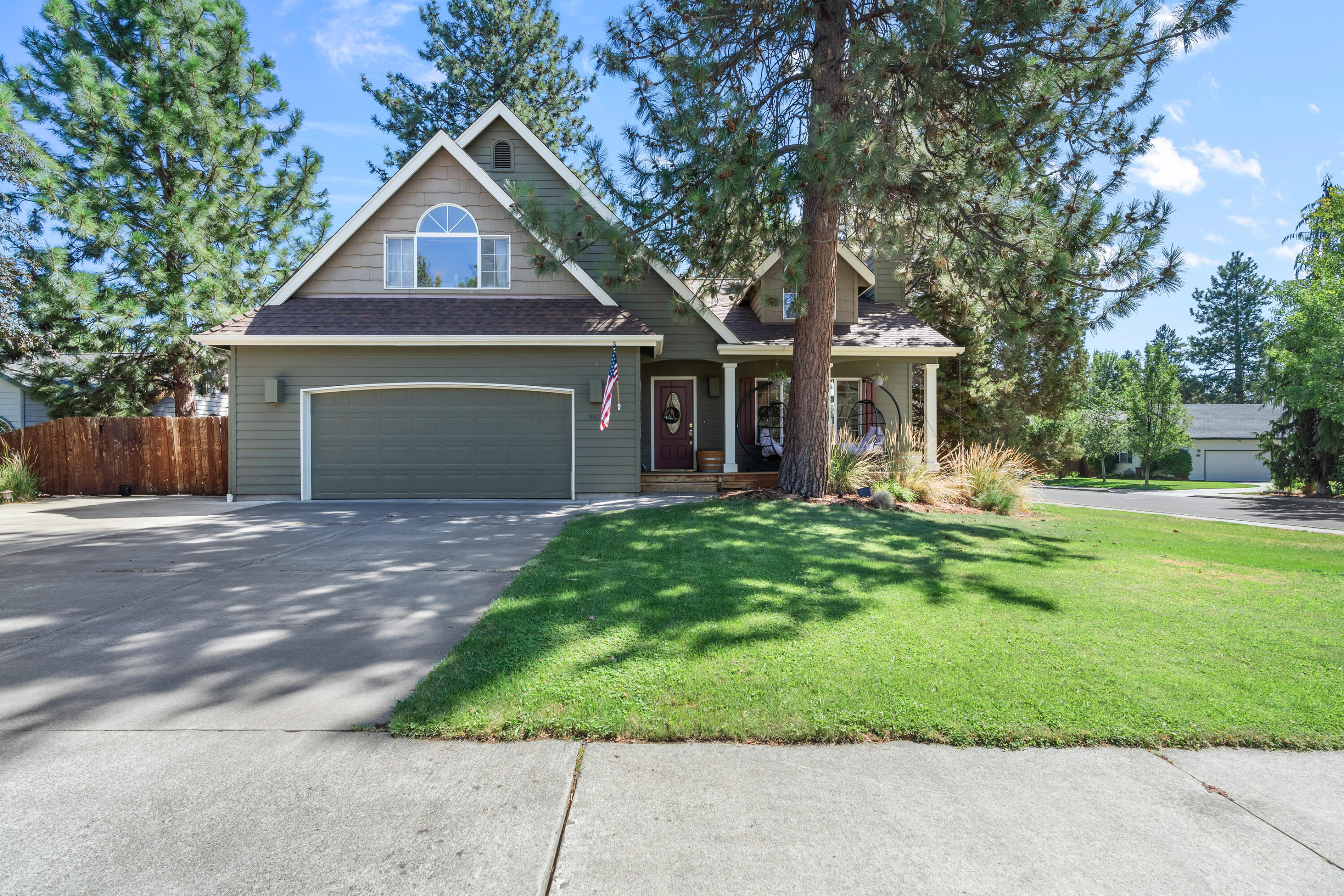 This well maintained home is tucked away in the super desirable Tanglewood neighborhood in SE Bend, just minutes from the Larkspur Community Center, parks, and trails. Sitting on a large .26-acre lot, there's plenty of space to spread out with RV parking, a hot tub, storage shed, and lush, mature landscaping for extra privacy. Inside, you'll love the cozy great room with vaulted ceilings and a beautiful rock-surround wood-burning fireplace, perfect for relaxing or entertaining. With a smart layout and bathrooms for every bedroom, this place is as practical as it is comfortable. If you've been looking for a quiet, well-kept neighborhood that's close to everything Bend has to offer, this is it!