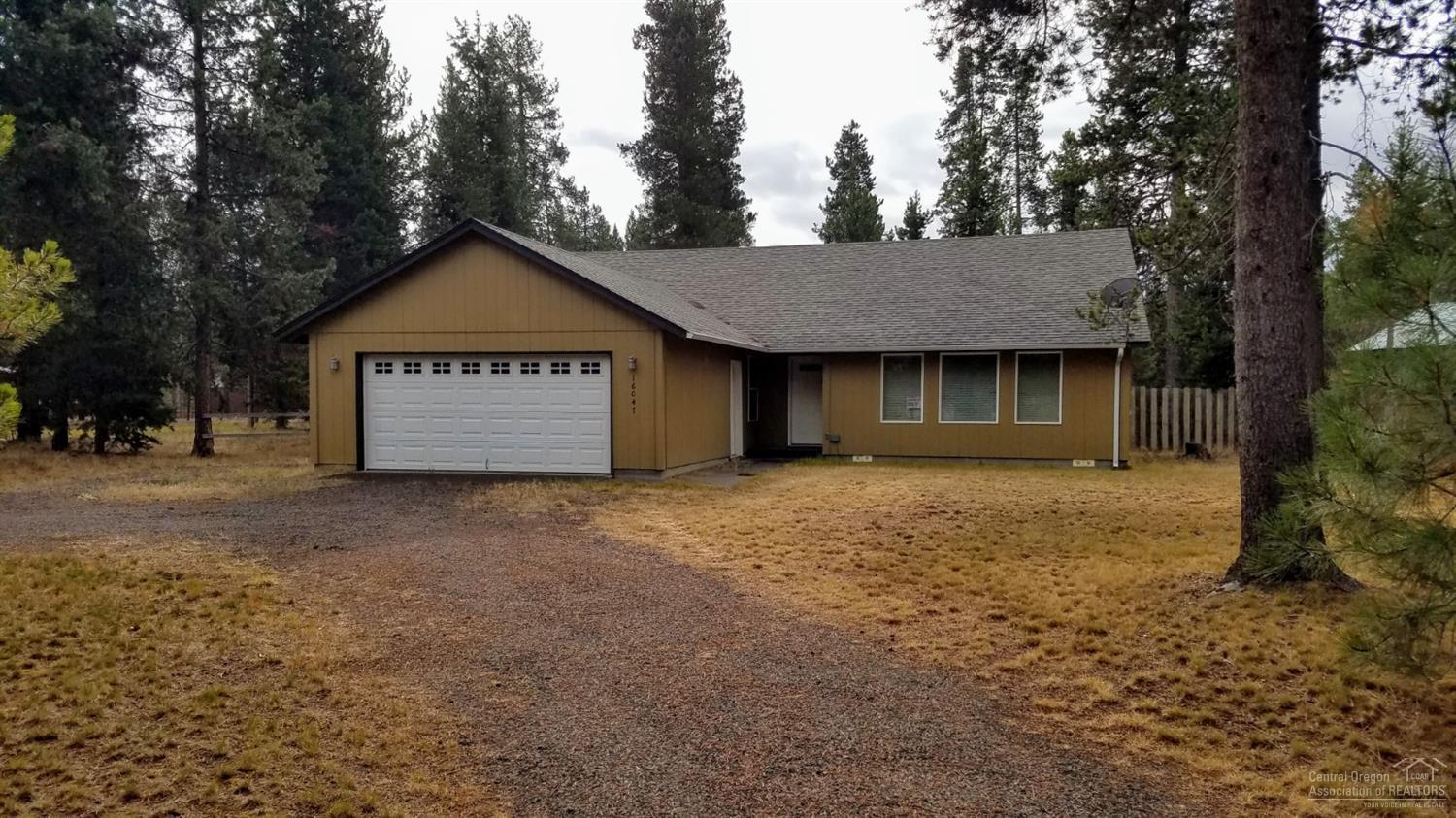 Here is the affordable stick built home you have been waiting to see hit the market. Large 1 level homes on nearly 1 acre parcels at this price point are getting hard to find. Open, Vaulted Airy floor plan, large windows that bring in the natural light. 2 car attached garage, private fenced lot on .86 acre. Store your toys, build a shop if desired. Recreational enthusiasts come enjoy all that Central Oregon has to offer. Mt. Bachelor, Newberry Crater, World class fly fishing, Lakes, Streams, Golf, Ski, Snowmobile, Hike, Bike. A great place to call home.