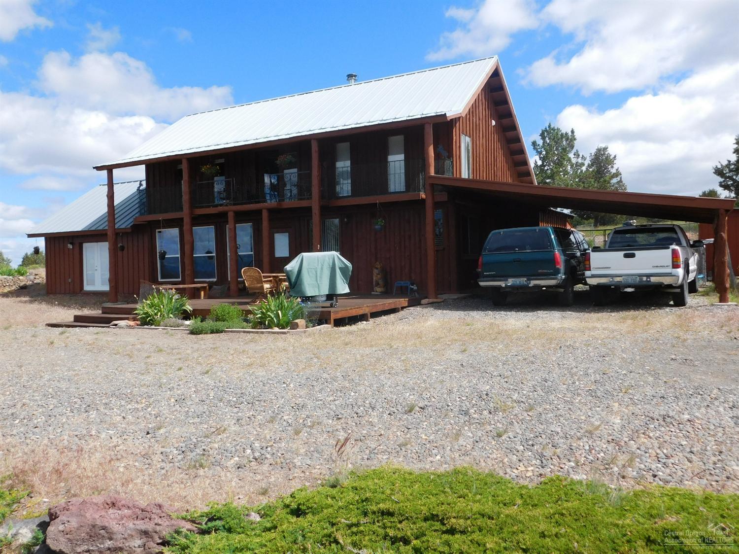 Spectacular Horse property, Hunting lodge, or just a vacation home. Well maintain 2592 sq. ft. 3bed, 2 bath, 2 story home with a recent kitchen remodel featuring granite counter tops, Stainless energy star appliances and beautiful wood slab island. New light fixture, and large pantry. Main level has a large master bedroom with walk in closet, upper level has 2 large bedrooms and bathroom/ Large shop/garage with 220 power, property will be completely fenced with new entry gates in the next few weeks.