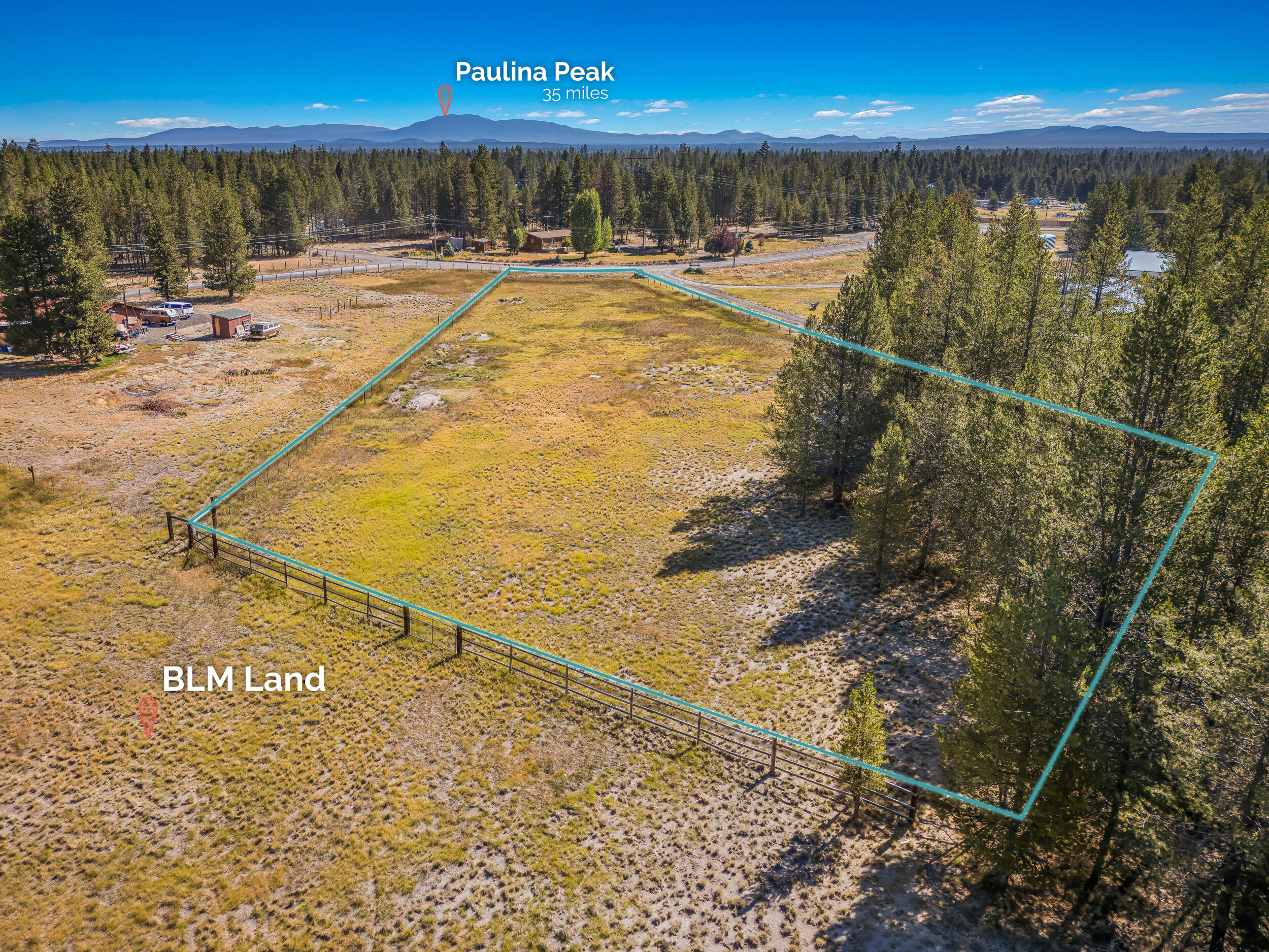 Horse property! Prime 1.54 acre lot in Sun Forest Estates backing up to hundreds of acres of BLM land adjoining your backyard, giving you endless space to ride your horses or ATVs. This level lot is ready to go with soil delineation complete and septic approval! Discover the perfect opportunity to bring your vision to life on this expansive fenced lot. Located in a peaceful setting with wide open space and endless potential, this property offers the ideal foundation for your custom home. Located just outside of La Pine, you'll enjoy the tranquility of rural living without sacrificing convenience. Whether you're a builder, investor, or dream-home planner, this parcel is a rare find that's ready to go. Soil Delineation complete. ATT Septic approval on file with Klamath Co. Owner willing to carry loan.
