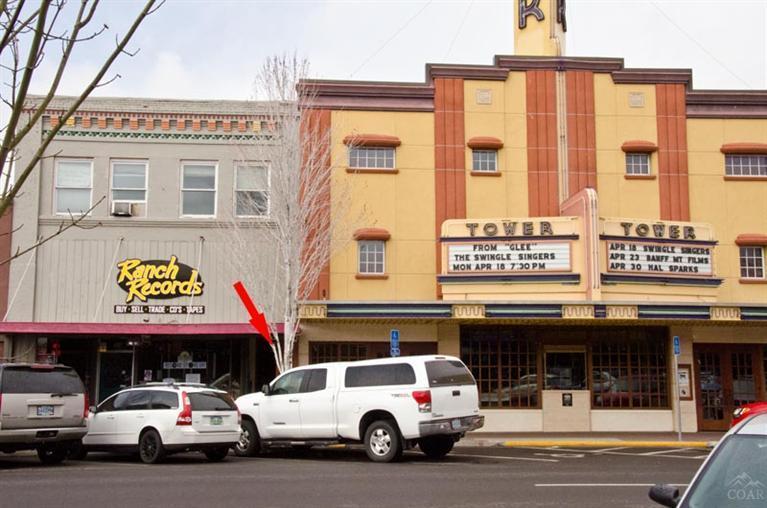 Here is your chance to own one of the best commercial investment properties in the heart of Bend! The Ranch Records Building is set between Wall Street and the eclectic Brooks Promenade. It is located right next to Bend's Historic Central Oregon Landmark - The Tower Theatre. This well maintained property has a great rental history.