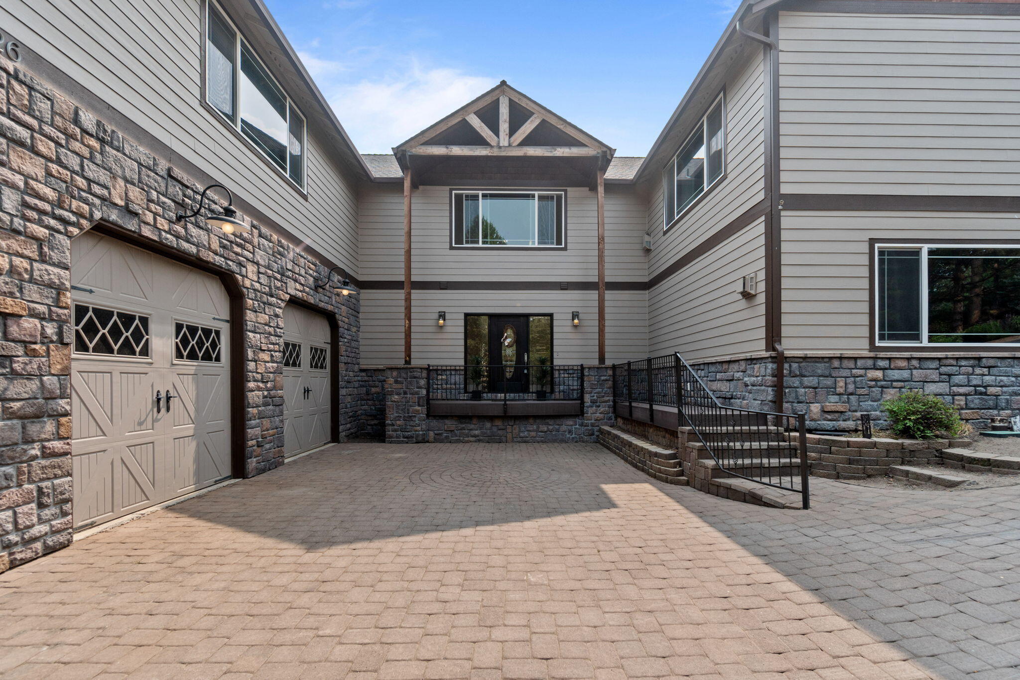 SELLER FINANCING available @ 5% !!!  Brand New heated driveway! Move-in ready! 

Situated in a well sought-after family neighborhood of Awbrey Park.  Surrounded by nature, parks and trails, this 4,386 ft. home features open concept living, two offices, four bedrooms each with their own bathroom and shower, an additional full bath with linen closet, jacuzzi tub, walk in closets, three fireplaces (two gas one wood burning), newer carpet and paint throughout, two new water heaters, central vacuum system (new hoses and accessories), two large family rooms, gourmet kitchen with expansive island, granite countertops, dream pantry, Jennair appliances, separate dining and tons of storage!  The 1014 sf. two car garage has room to park a small recreational vehicle too!  Additional parking outside.  A private tiered deck overlooks the trees and natural surroundings. This home is designed for social gatherings; movie nights, games , ping pong and billiards