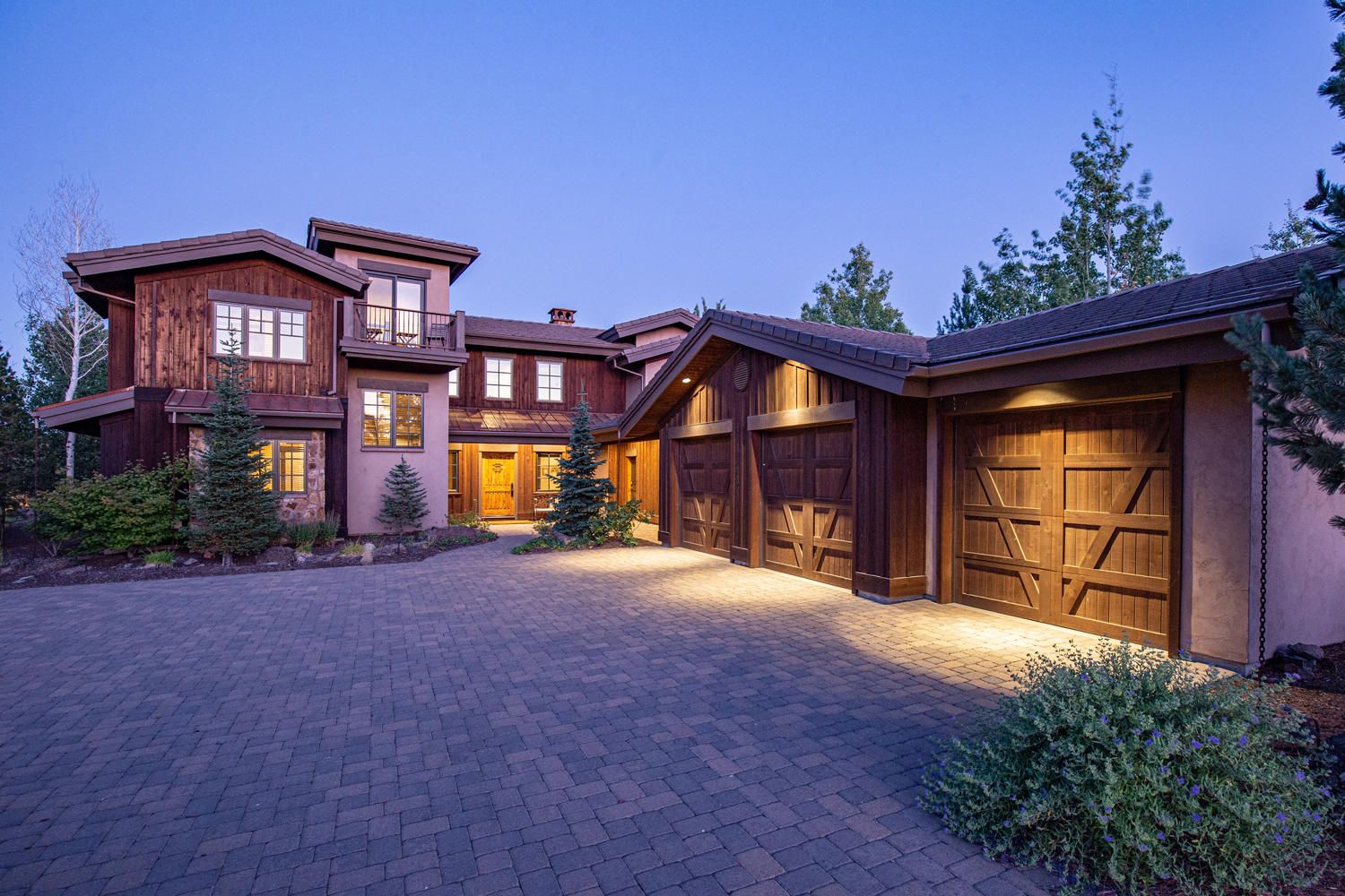 This timeless NW Contemporary home in Pronghorn is located on the Nicklaus Signature Fairway #5... views of the Golf Course, & beautiful sunrises. High-end finishes, Chef's kitchen & wide plank wood floors throughout. Four Bedrooms / Four Baths, plenty of room for family and guests! Towering stone Fireplace, upper Loft with views and sun deck. Master suite w/Fireplace. All Furnishings are included & a Pronghorn Premier Club Membership is Included! This is Turn Key! The Resort community of Pronghorn is located just minutes from Northeast Bend Dining, Shopping and Medical Services. Enjoy all the amenities of Pronghorn Living: 2 Championship Golf Courses – 36 holes of exceptional Golf, Dining outlets, Day Spa, Fitness Center, Adult & Family Pools, 24-hour manned Security Gate, Private Members Club, The Huntington Lodge Hotel, Dog Park, Bike & Walking Trail, and surrounded by 20,000 acres of BLM for year round outdoor activities.