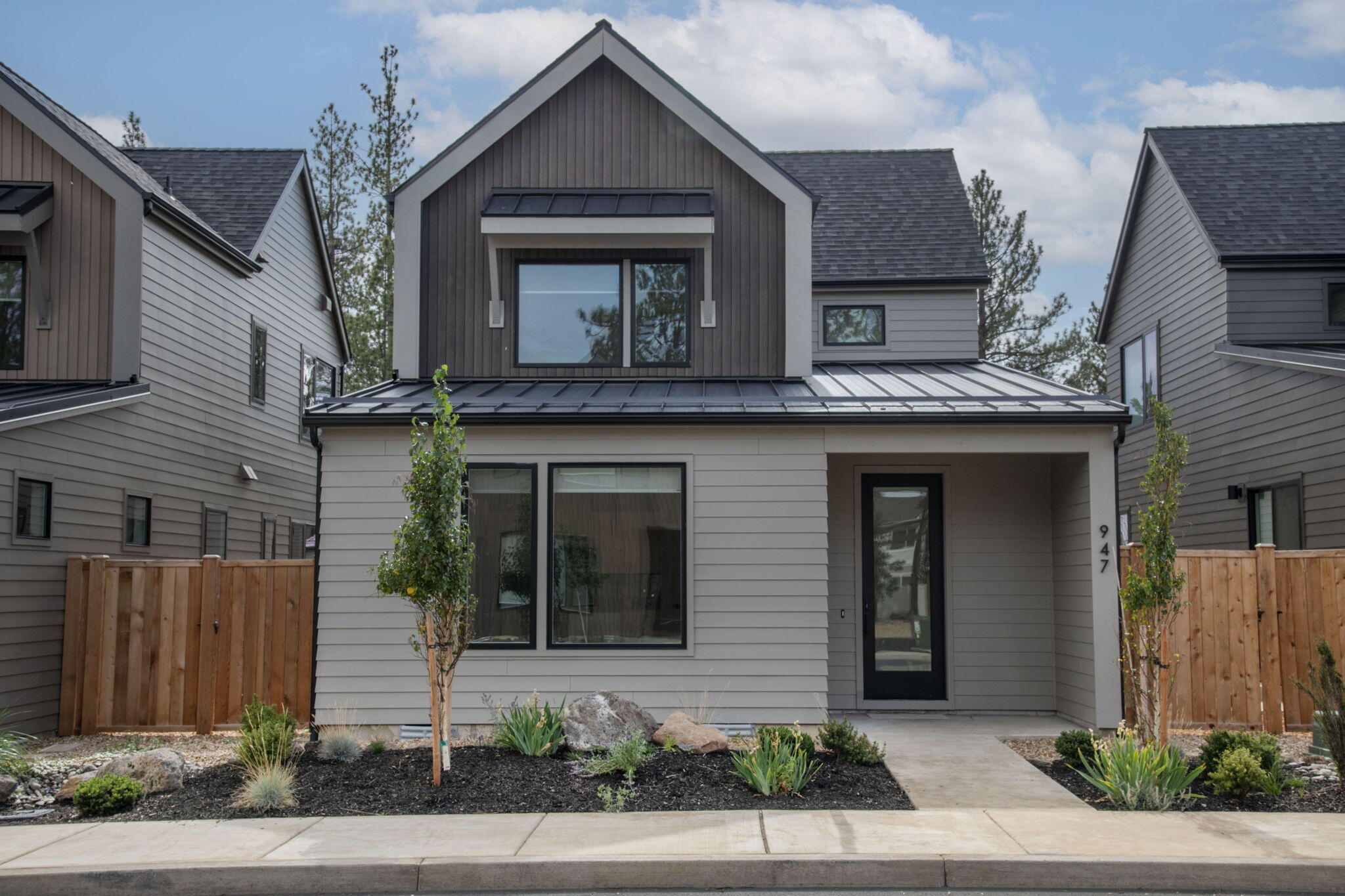 Brand New home in the sought after neighborhood of Sunset Meadows in the quaint town of Sisters, Oregon. This Contemporary Mountain Chalet house is the Coho design with 3 Bedrooms, 2 1/2 Bathrooms. Primary Bedroom ensuite is on the main floor. 2 Bedrooms and Loft with Full/Jack & Jill Bathroom upstairs. The main floor is an open floor plan with lots of windows to allow the Central Oregon sunlight to shine through! Stainless Steel KitchenAid appliances & solid surfaces in both the kitchen and the bathrooms. Just under 1700 sq.ft. with an oversized, attached, 2 car garage. Built by Award Winning builder Woodhill Homes. Very close to all 3 of the wonderful Sisters Schools. Start living the Central Oregon Lifestyle!