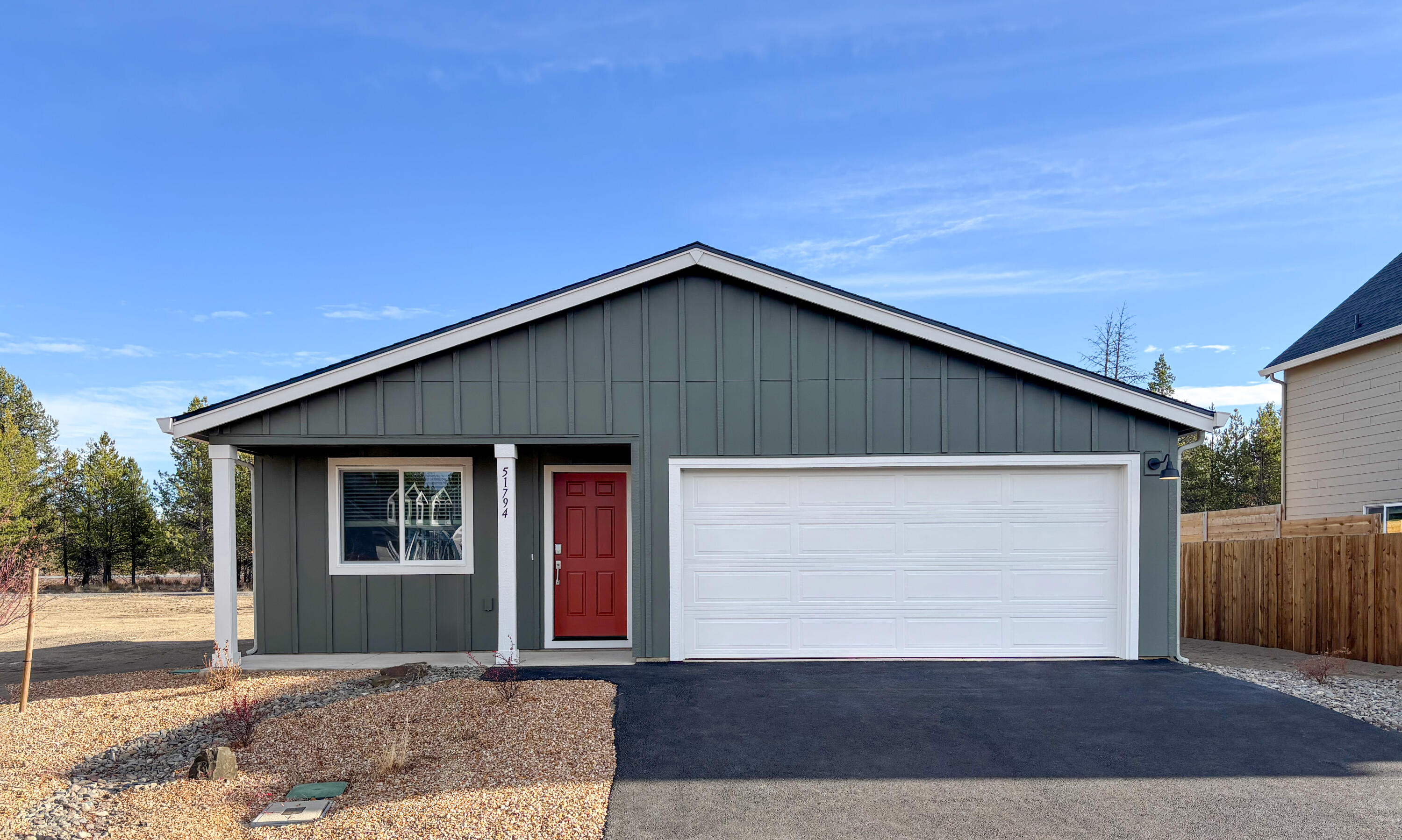 This new construction Francis floorplan offers a practical, single-level design. Located in beautiful Central Oregon, the community is surrounded by year-round outdoor recreation. Residents can hike and ski at La Pine State Park, explore Oregon's longest lava tube, or camp at Cinder Hill Campground. Inside, the kitchen flows seamlessly into the great room and dining area in an open-concept layout. The kitchen boasts quartz counters, shaker-style cabinets, a stainless steel range, a hood vent, and a dishwasher. A total of three bedrooms are featured in the home, including the luxurious primary suite, with a spa-inspired bathroom and walk-in closet. The Everything's Included® package adds AC, a refrigerator, blinds, a xeriscaped front yard with a drip irrigation system, and a washer and dryer, at no extra cost. Photos are of similar or model home so features and finishes will vary. Taxes not yet assessed. Located on Homesite 69, this home is expected to be complete in November 2025!