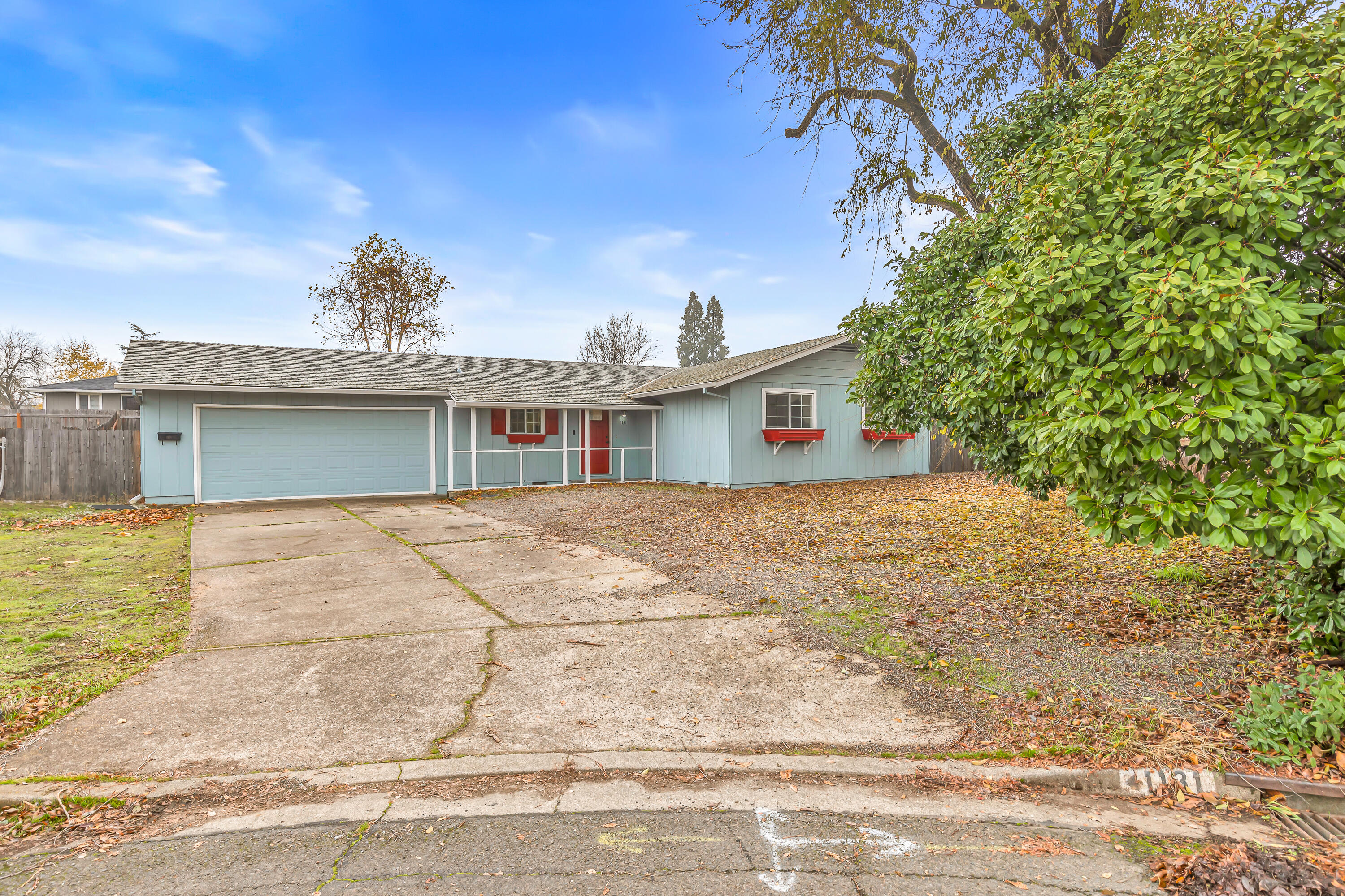 Come and tour this beautiful home located in a private cul-de-sac in the heart of Central Point! This home is perfect for the first time buyer or investor looking to add a rental to their portfolio! With 3 bedrooms and ample living space combined with a large yard for the kids or pets, makes this home a great find! Two car attached garage has been converted into even more living space if you need a 4th bedroom or extra living area. There is enough room for small boat/RV parking and lots of privacy! Don't wait to see this home, it won't last long!