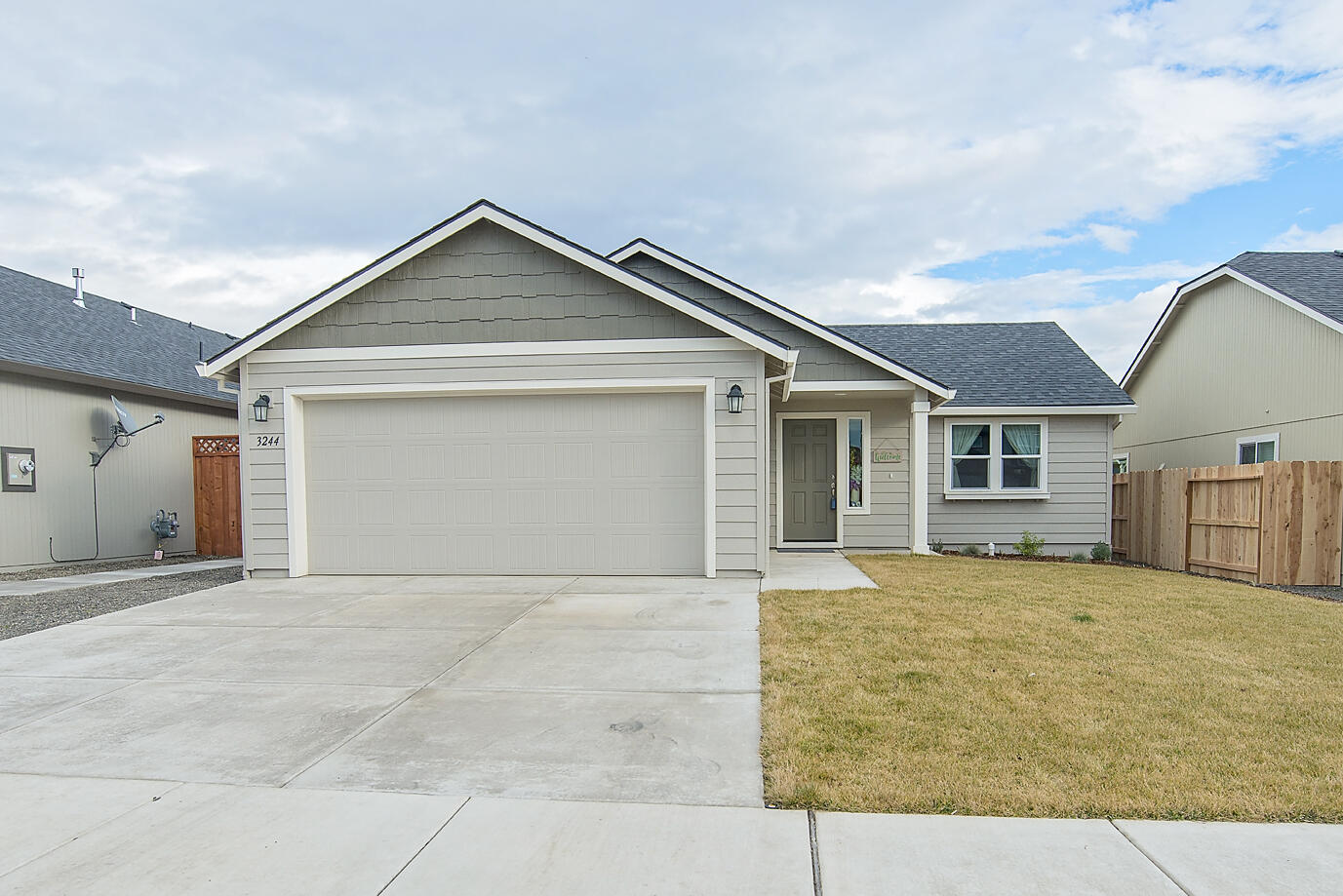 The home was completed in August of 2019 and is in Like New Condition. It's Conveniently located close to all major shopping. Low maintenance front and back yards. Vaulted ceilings, open floor plan with an eat-in bar in the kitchen, and large dining area. It's located in a community of Newer homes. If you've been looking for new construction but don't want to deal with the hassle of building this one is ready for you. Or have you been looking for a Rental Investment that has a great Cap Rate!! Turn key no need of repairs and rents already coming in.