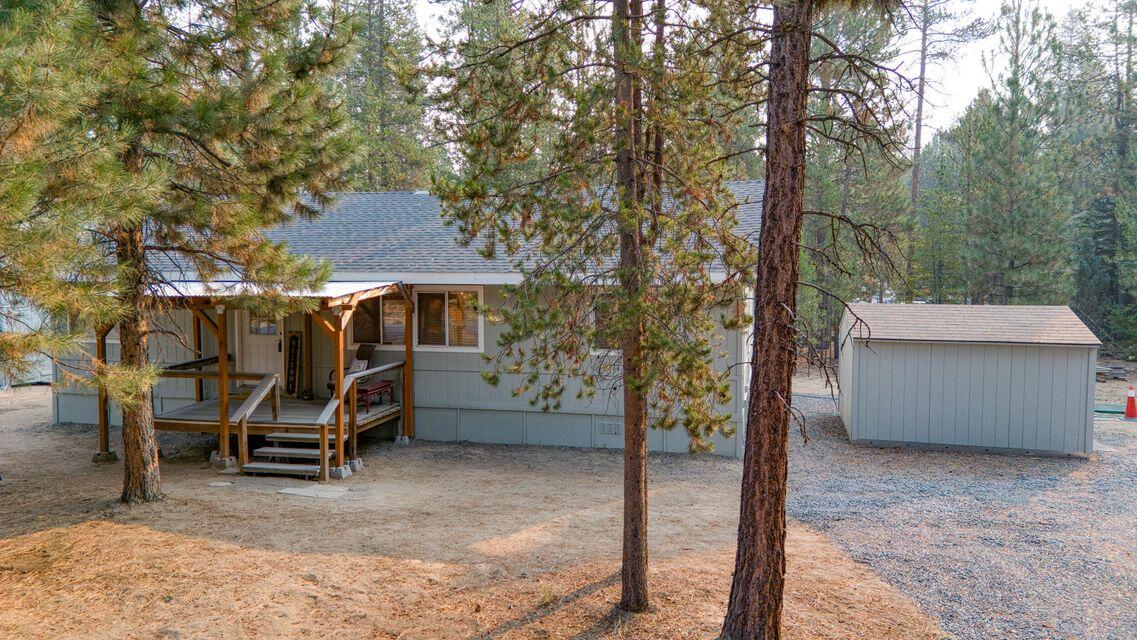New on the Market! Whether you're in the market for a permanent residence or a vacation property, don't miss out on this charming 1996 3 bed, 2 bath, 1100 sq ft manufactured home on over an acre, located on a corner lot. Home has been renovated including a new water heater and is move in ready and offers comfort and convenience. With its fresh, bright interior, new kitchen cabinets with ample storage as well as stainless steel appliances! This home also has a spacious floor plan. that lives larger. Exterior has gravel drive, and 2 sheds (1) 16 x 12 two story and (1) 12 x 10 with double doors! Tie downs are in place and ready to go! The property is also conveniently located near Wickiup Reservoir, Twin Lakes, and Cultus Lakes for all your recreation dreams! Don't let this opportunity pass you by!