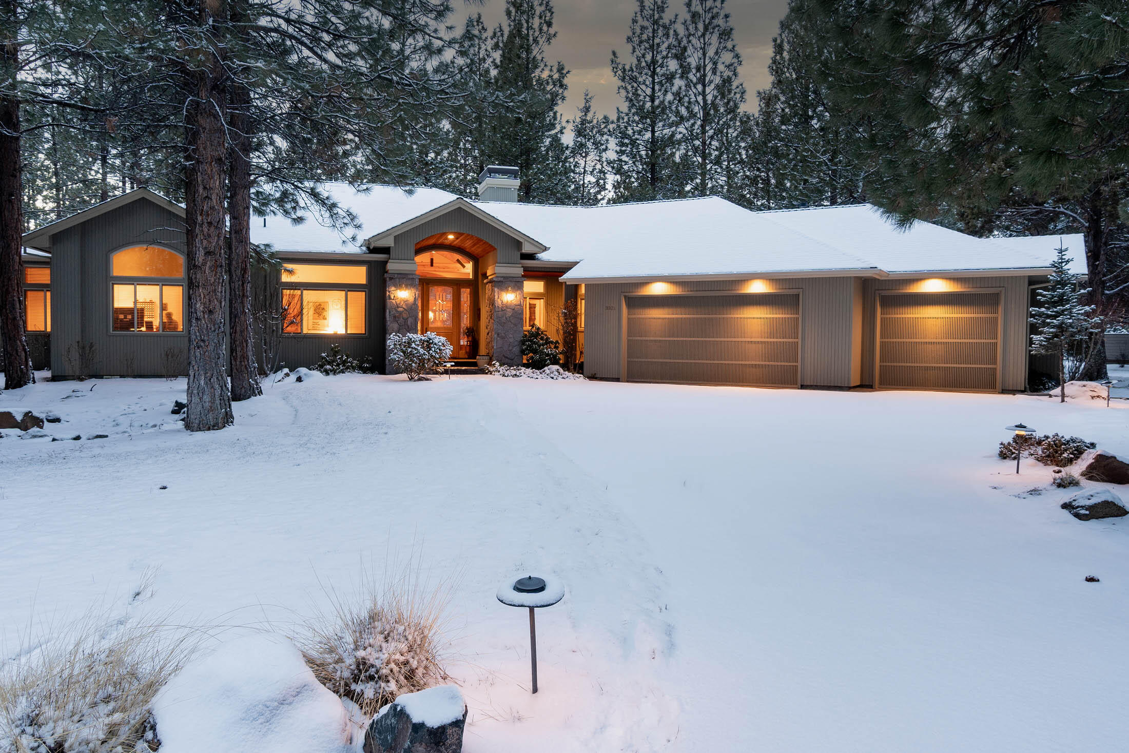 Live the Dream in Awbrey Glen, one of Bend's Premier Golf Communities, situated on the 2nd Tee Box.  Single Story Norman built home has all the extras that make this builders homes so special.  Great Rm has Gleaming Oak Hardwood Floors, Raised Hearth Gas Fireplace, Stunning Hemlock Ceilings & Views of the Outdoor Living space with Golf Course.    Gourmet Kitchen includes Center Island, ''Wolf'' Gas Cooktop w/ Griddle, Quartz Counters, Cabinets Galore & Breakfast Nook with views of the Pond.  Primary Bedroom has Fireplace, Views of Golf Course, Vaulted Ceilings, Oversized Jacuzzi Tub, Separate Shower and Spacious Walk-in Closet. Other Amenities Include: Central Vacuum System, Security System, Gas Line for BBQ, New in 2022 Furnace & Central Air, Oversized 3 Car Garage w/ Workbench & Storage Cabinets and Much, Much More!