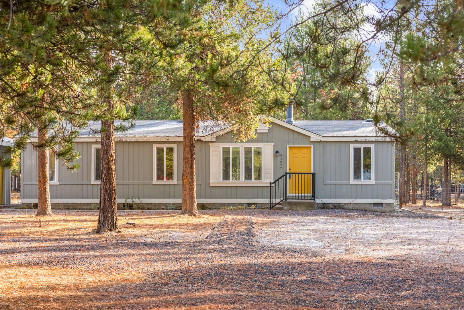 This charming La Pine home has been lovingly cared for and thoughtfully updated. Recent improvements include newer flooring, paint, and windows, along with a new well, ensuring comfort and peace of mind for years to come.
 Situated on nearly a full acre, there's plenty of room to spread out, garden, or simply enjoy the peaceful Central Oregon setting. A detached garage offers great storage or workspace, and you'll love the quick access to the Cascade Lakes, Hwy 97, Bend, and Sunriver. This home is priced to sell, and the sellers are open to providing a credit with an acceptable offer. Ideal for someone looking to downsize or purchase their first home, this property is move-in ready and truly well-maintained. Schedule your showing today!