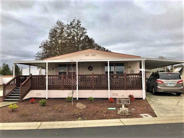 Highly Motivated!! A Fantastic Attractive and Well-Kept Home ready to be moved to your homesite. *This Home Must Be Moved*. Lovely 1232 Sq Ft, 3 Bed, 2 Bath, 1985 Manufactured Home features spacious, Open and airy Living design with Vaulted Ceilings and plenty of storage. Features include a great Living Room with space for entertaining friends and family. Nice Master Suite with Walk-in Closet. New flooring throughout much of the home and large outdoor shed included. The exterior of the home offers spacious covered decks on both the front and back, perfect for Outdoor Living. *Shed, Decks and Patio Included*