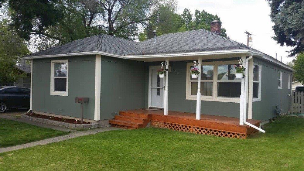 Marketing Remarks: Adorable, turnkey home with large 2 car garage. This 2 bed, 1 bath over 1,000 sq. ft. home is updated entirely and has clean, original hardwood floors. Lovely kitchen counters and cabinets plus new fixtures throughout home. Featuring a separate laundry room, separate dining area and large living room, this is an excellent starter home or rental. Good sized, fully fenced front and back yard, paved driveway and shed in backyard make this a versatile property in the city. New roof and new garage door within the last year. Bring offers!