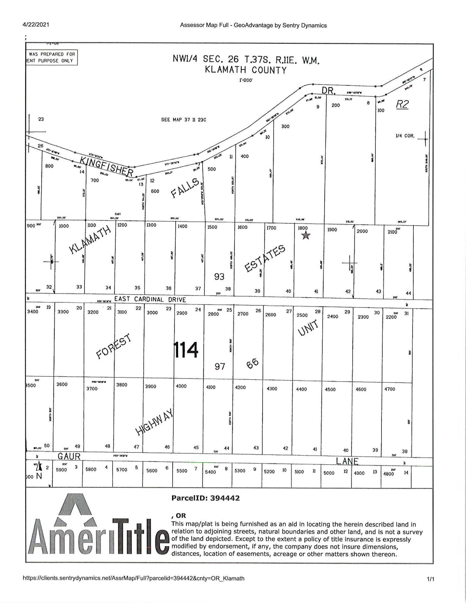 Klamath Forest Estates - Land
