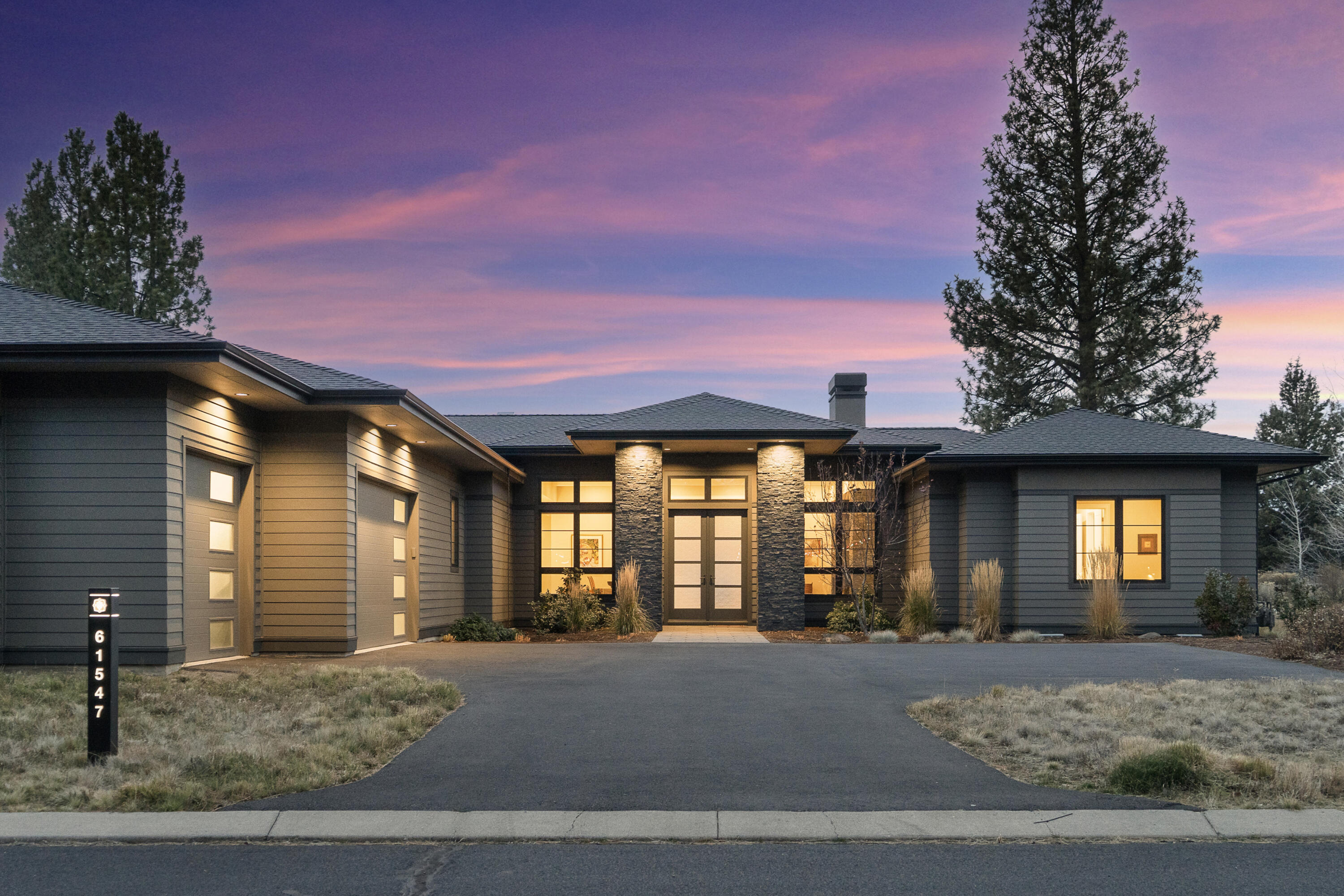 Single-level elegance meets elevated Bend living in this 3,115 sq.ft. Tetherow home, set along the 13th fairway with Mt. Bachelor views framed by stately ponderosas. The chef's kitchen features Cambria surfaces, Dacor double ovens, a 6-burner range, and a 48'' Sub-Zero, opening to a bright great room designed for easy gathering. Two generous sized bedrooms plus an office/optional third bedroom offer flexibility and comfort. A temperature-controlled 600+ bottle wine room, covered outdoor space with built-in BBQ, and low-maintenance landscaping make hosting simple. The primary suite brings a spa-like feel, and the oversized three-car garage has room for all your Central Oregon gear. With Earth Advantage Gold certification and quick access to trails, golf, dining, and downtown, this home delivers the Tetherow lifestyle at its best,  just minutes from everything Bend has to offer.