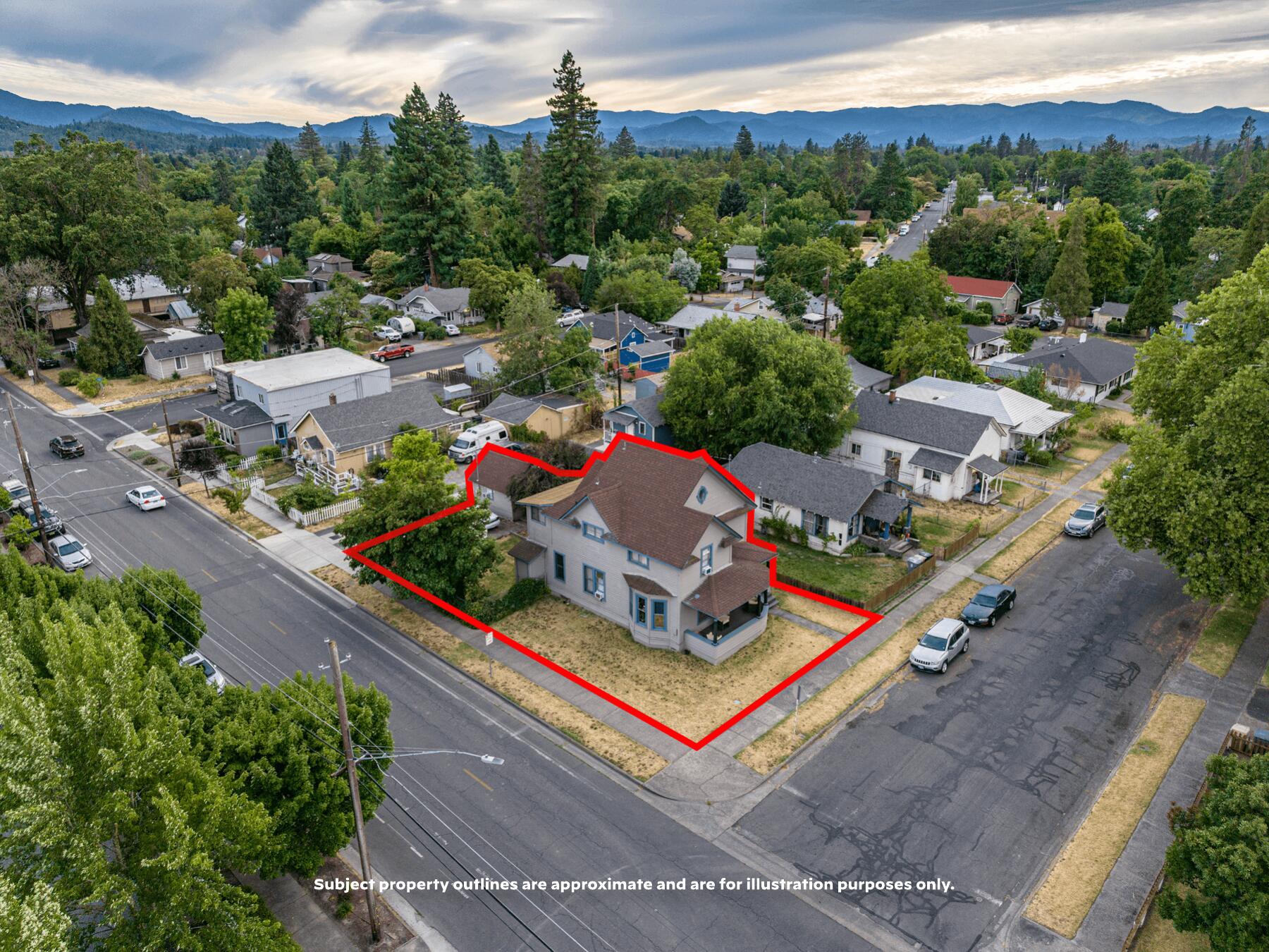Exclusively presented for sale w/ seller financing terms - 303 SW I Street, a 5-unit apt building in beautiful central Grants Pass (the ''Property''). The Property presents an opportunity to step into an established asset in a mature neighborhood, and provides an ideal 'project' for an entrepreneurial investor. Priced right - below $100k/unit - the Property is located in a peaceful residential neighborhood close to everything Grants Pass has to offer. Originally built as a palatial single-family home, the Property has been converted to (4) 1-bd/1-ba units and (1) studio w/ each enjoying efficient layouts. The abundant common area is a strong highlight, and the low-hanging fruit of an inoperative on-site laundry facility that could immediately increase values. The Property stands as a blank slate for you to unlock the full potential while maintaining the original charm. Seller strongly prefers to utilize seller financing - see private remarks or contact broker for more info.