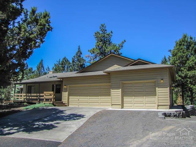 Well maintained 2172sf single-level home in quiet-established SE Bend neighborhood with a gorgeous-finished shop/RV Barn. Comfortable 3bed 2bath home sits on a quiet & private .55ac lot. Property Features: master on the main, many large windows & high ceilings for great light & space, separate living/family rooms, gas FP, sun room, forced air heat/cool, large water heater, central vac, deep 3-car garage, & 24'x38' finished/heated shop with tall RV door. A peaceful place to relax, entertain, & call your own.