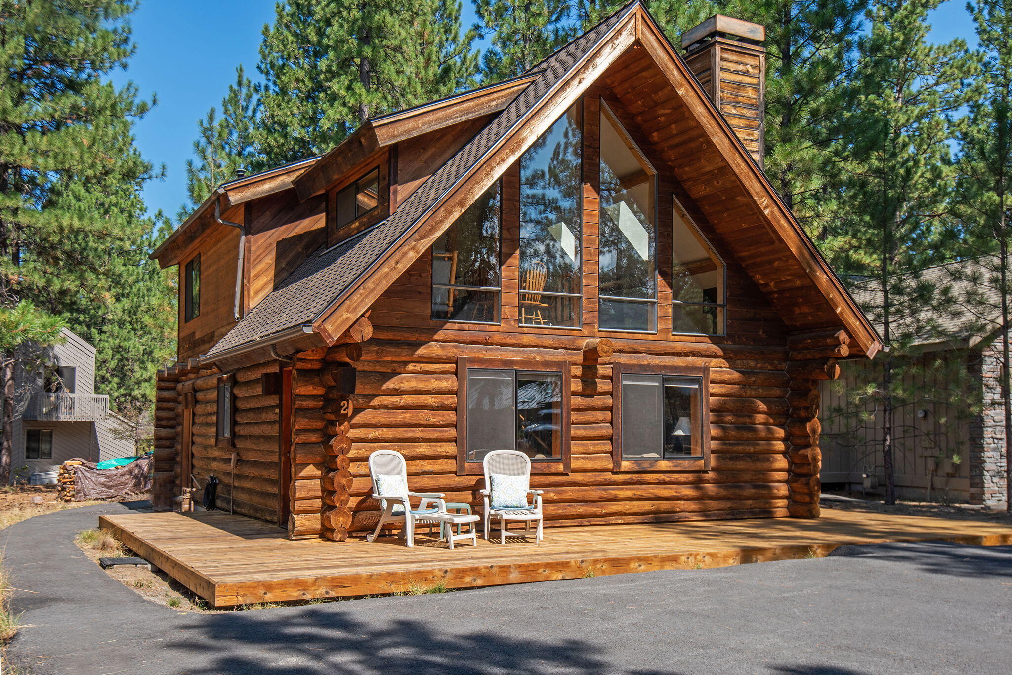Own a 20% share in this Sunriver log cabin! Cozy wood stove, lots of deck space and a private hot tub. Many recent upgrades have been made, including a new roof, deck and HVAC system.. The current financial arrangement requires each of the 5 owners to contribute $250 per month. This covers all ongoing expenses, HOA dues and utilities plus contributes to a reserve fund for future needs.  Enjoy the Sunriver lifestyle for 10 weeks every year!