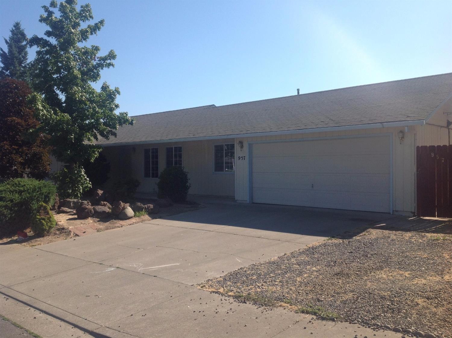 Great home for 1st time home buyer or investor! First time on market - located in a well established neighborhood on a corner lot, just minutes from Ashland, Medford & Jacksonville. Home is 1384 sq ft with 3 bedrooms/2 bathrooms. Large gated RV parking pad (14x26) with additional space to back fence. The backyard is completely fenced with a large (10x28) covered patio for your outdoor enjoyment. This home is just waiting for a new owner to give it from TLC and make it their own! This is an estate sale and they want it gone!