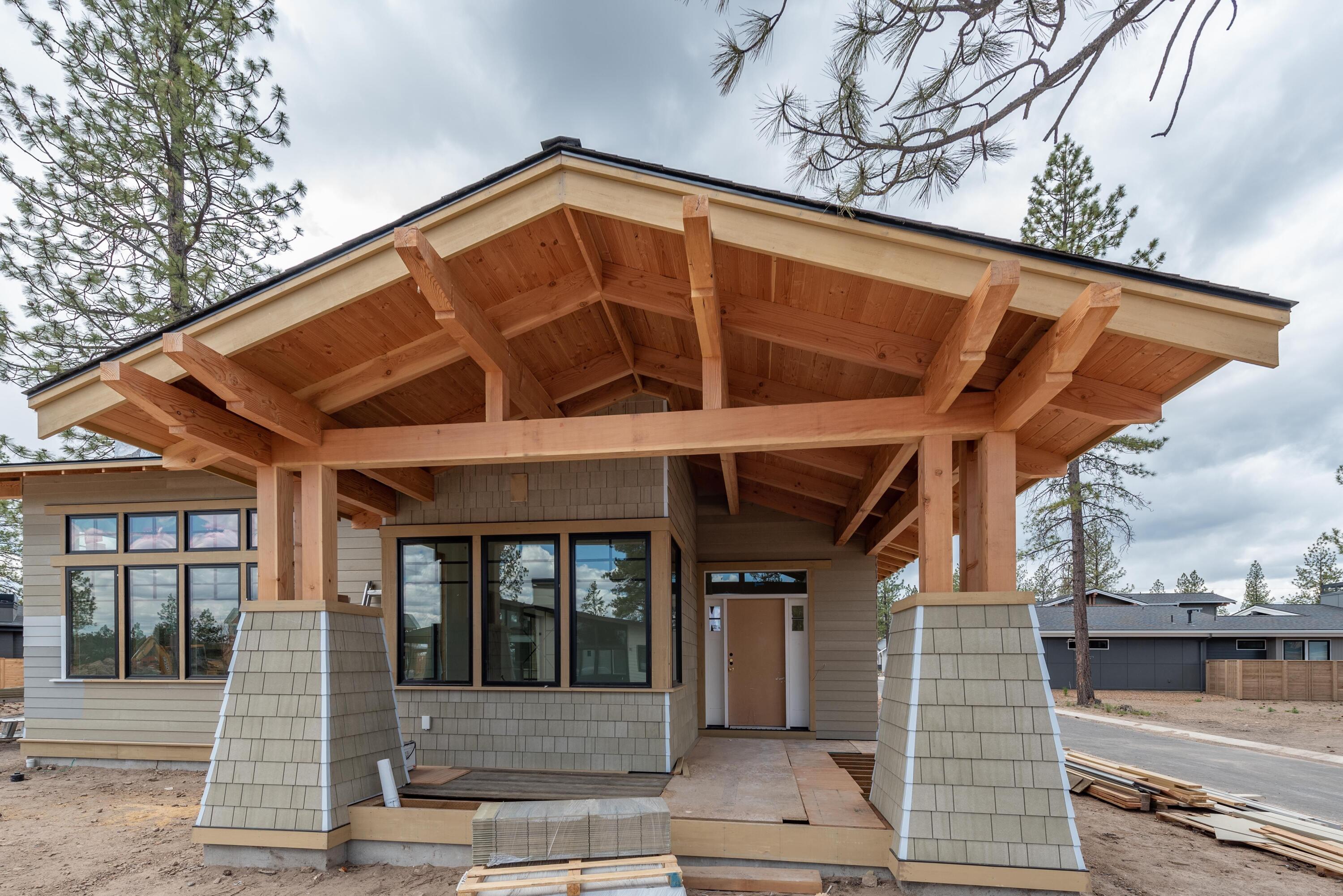 Beautiful Craftsman home under construction in one of the most popular neighborhoods on Bend's NW side. Living in Discovery West means you can enjoy the forest and nature trails out your front door. This SINGLE level home on a larger lot has three bedrooms plus an office. It has lots of windows to let the Central Oregon sunshine in. The open great room is perfect for entertaining and the chef's kitchen with a large center island includes top of the line appliances. The larger lot allows for a private courtyard patio enclosed by three sides on the SW side of the home, together with a fully fenced yard, it has a fabulous outdoor living space. A three car garage with the added bonus of one 11ft bay tall enough to accommodate a sprinter van. This home is being built by popular builder, Heritage Homes NW and will be ready for a new owner in the Fall of 2022. See attached documents for more details on this single level brand new home in NW Bend.