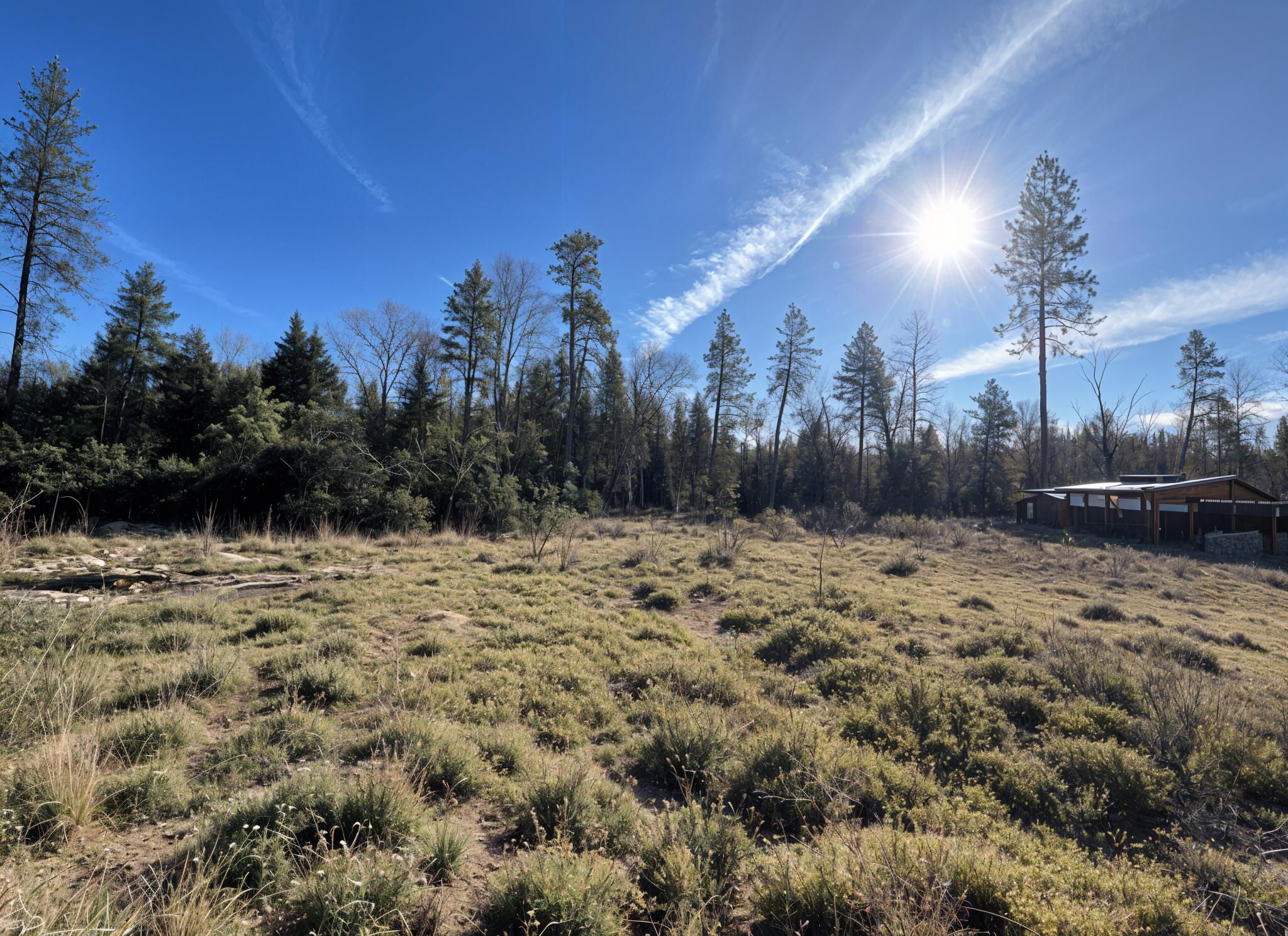 Sustainability? We get it! This level, fenced 5+acre parcel at end of quiet cul-de-sac is an ideal location for your vision! Rural residential property features a strong, reliable well and outbuildings ideal for farming, storage, or workshop space. The land's cleared, flat-to-rolling terrain supports immediate improvements, expansive gardening, or expanded development plans—perfect for a private estate, a hobby farm, or livestock/farm animal adventures (subject to county approvals). Power accessibility and a dependable water source reduce entry-barrier costs, while the end-of-road privacy enhances security and serenity. Improvements offer a foundation for future upgrades: barn, equipment sheds, BIG covered patio (outdoor entertainment area), and potential for additional structures. Private financing options may be available. Zoning guidance points to many options with domestic-use flexibility; confirm w/Planning. Let's BUILD THE DREAM! Note: All visual media is digitally modified.