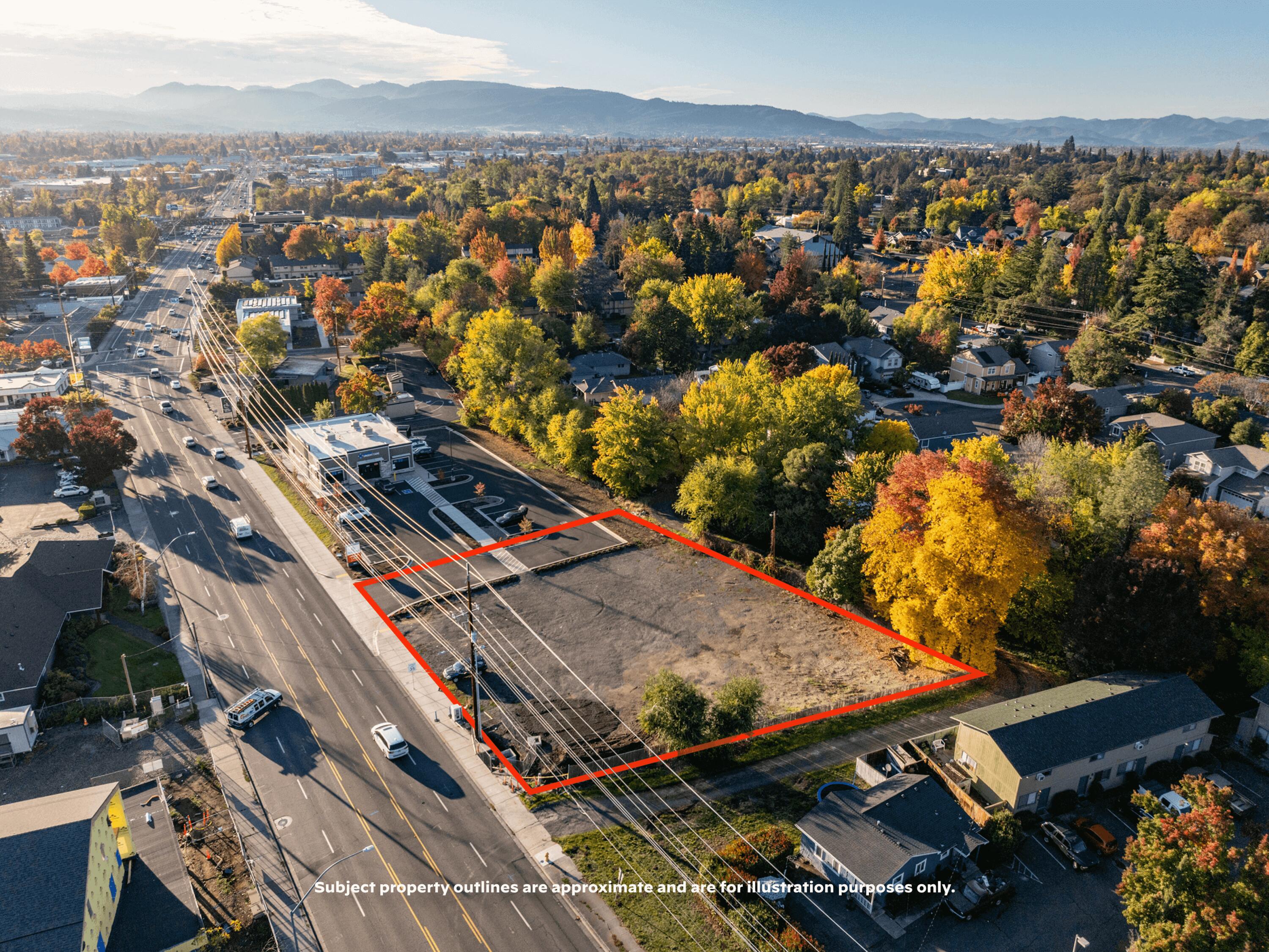 Exclusively presented for sale at exceptional pricing - 0 Barnett Road, a nearly shovel-ready, high-traffic, medical-adjacent development site in beautiful east Medford, Oregon (the ''Site'')! The Site is situated on a level, ±0.62 acre parcel, and is one-half of a two-unit development project alongside a brand new urgent care clinic. Access is via a new, shared right/left driveway onto Barnett, and allows a developer to own an extremely visible, well-located site for their business or tenant. The Site is 3,000' to direct I-5 access, and <1 mile to Asante RRMC, the regions foremost medical center. Surrounding neighborhoods include a dynamic mix of medical users, retail, financial, multifamily, and SFRs - prospective developers should note there are no known use restrictions on the Site. This is the winning combo of nearly shovel-ready dirt, right-sized parcel, location, and visibility. Buyer is responsible for all due diligence. Contact brokers for more info!