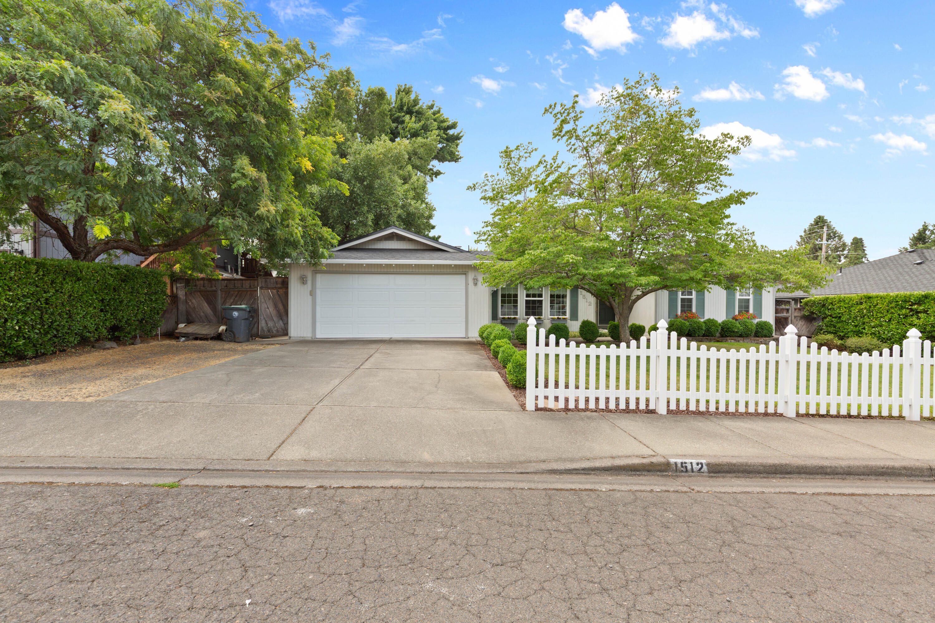 OPEN HOUSE. Saturday 10/4/25 11am - 1pm. Beautifully maintained 1907 sq.ft 3 bedroom, 2 bath home close to shopping, restaurants, hospitals & more. Recently updated kitchen with new countertops, sink, backsplash and appliances. Park-like landscaping with Plum, Cherry, Apple and Pear trees surround this private backyard which includes new Trex decking around the above ground pool. Over-sized garage with work bench. Don't miss this must see home.