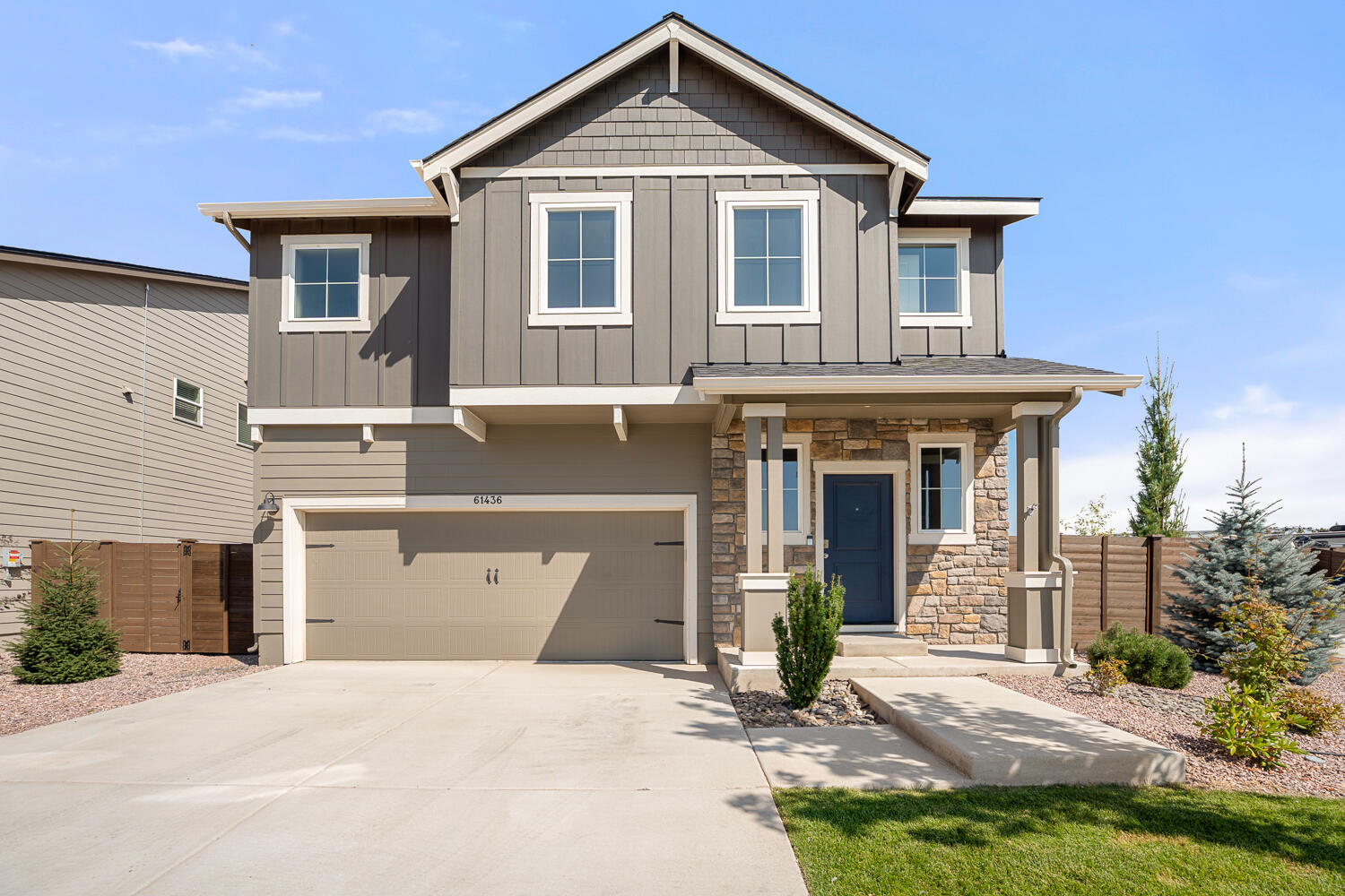 Back on the market at no fault of home or seller: your second chance! Nestled on a picturesque corner lot in the desirable Stone Creek neighborhood, you'll enjoy access to a community pool, park, and scenic walking trails. The flexible floor plan has a full bedroom and bath on the main level, ideal for guests, multi-generational living / office. Open-concept living/dining area flows seamlessly into the low-maintenance backyard featuring a gazebo and flagstone patio, perfect for relaxing or entertaining. Upstairs, the oversized primary suite boasts stunning Cascade Mountain views, dual walk-in closets, and a spacious five-piece ensuite. Three additional bedrooms and a large bonus room (ideal for a playroom, hobby space, or game zone) complete the upper level. Minutes from the Old Mill and short drive to Bachelor and Cascade Lakes! W/durable, scratch-resistant flooring, smart home features, and pre-wiring for solar, this home is turnkey and ready for whatever you've got planned next!