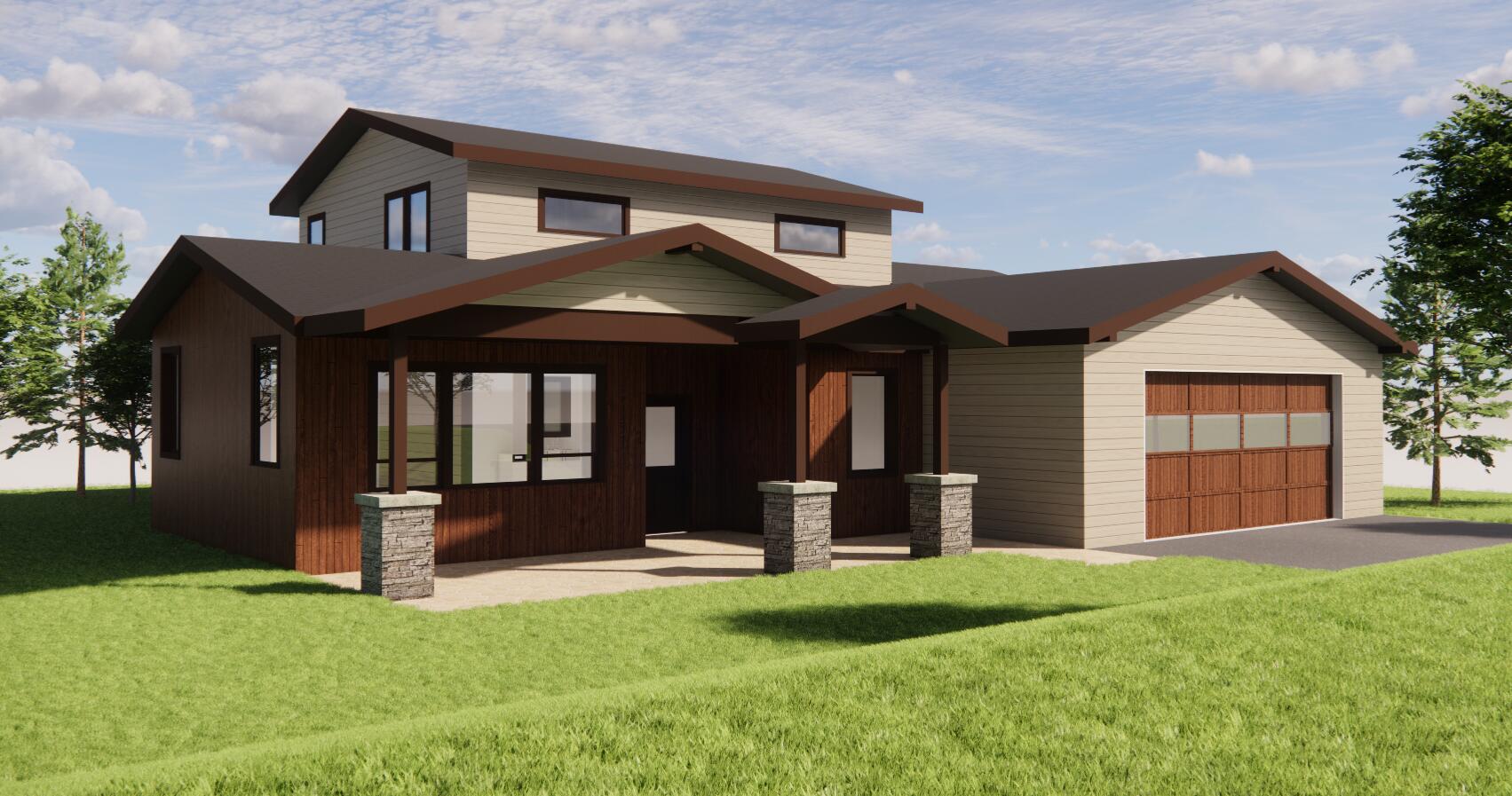 Brand-new construction with direct trail access to Shevlin Park in the highly desirable Shevlin West community! This stunning 3-bedroom, 2.5-bath home by Empire Construction & Development offers 2,392 sq ft of thoughtfully designed living space, including a dedicated office—perfect for working from home or flexible family needs. Enjoy beautiful Cascade Mountain and park views from both inside and out. The open-concept layout features elevated finishes throughout, with spacious bedrooms and a luxurious primary suite. The living room features a gas fireplace with a custom stone surround. Paver patios in both the front and back create great spaces for relaxing or entertaining. Located steps from scenic trails and with easy access to all that Central Oregon has to offer, this home is a dream for families and nature lovers alike.