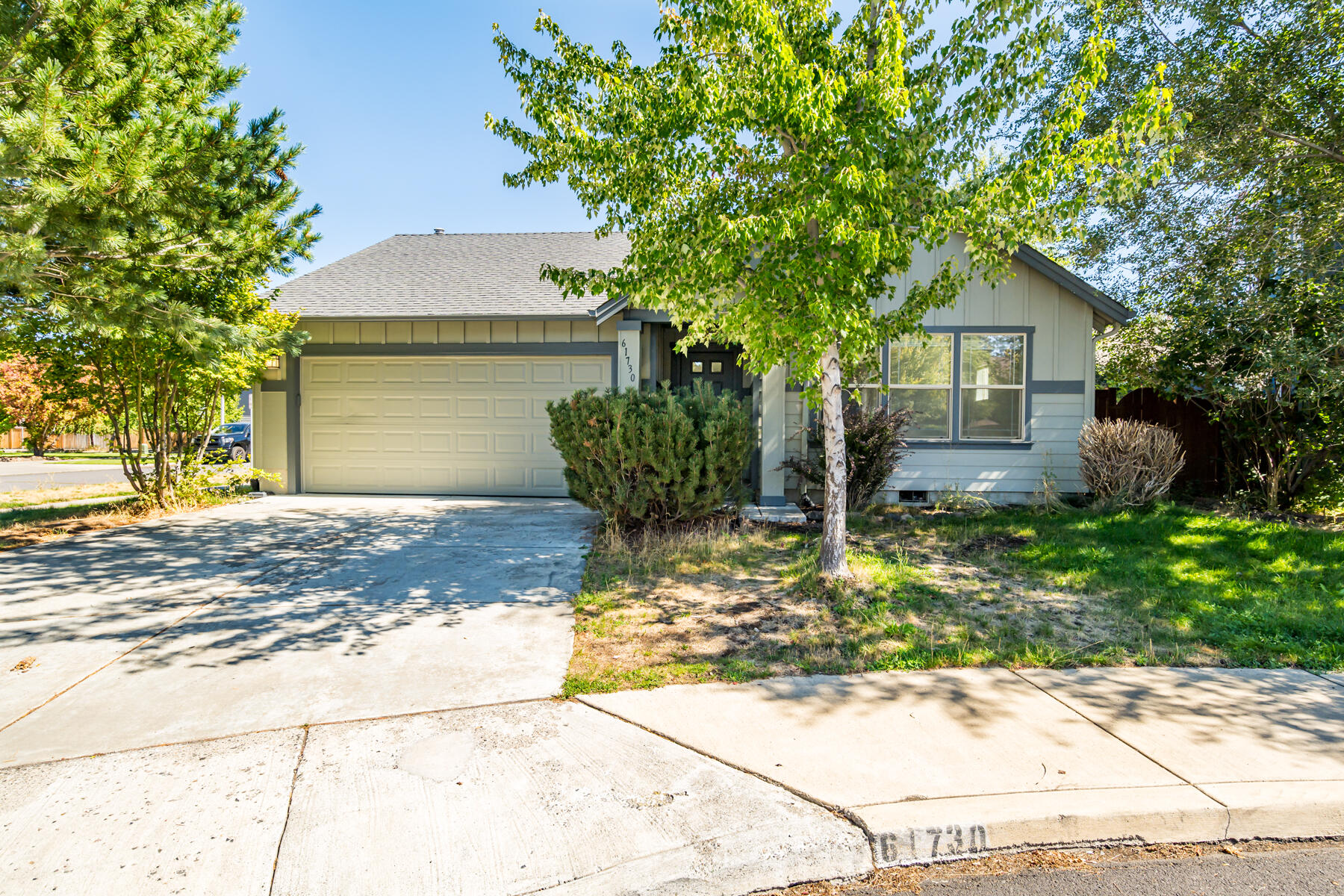 Welcome to this inviting 3-bedroom, 2-bath home tucked away on a quiet cul-de-sac in Southeast Bend's Desert Skies neighborhood. With 1,540 sq ft of comfortable living space on a 0.14-acre lot, this single-level home blends convenience with charm. Inside, a bright, open layout welcomes natural light through spacious living and dining areas—ideal for gatherings or quiet evenings at home. The kitchen's practical design makes daily living easy, while the primary suite offers a private retreat with its own bath. Two additional bedrooms provide flexibility for guests, a home office, or hobbies. Enjoy Bend's beautiful seasons from your backyard or explore nearby parks, trails, and local favorites just minutes away.