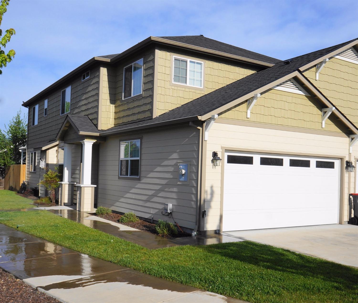 Super nice home with a modern feel inside! The 3 bed, 2 1/2 bath home, built in 2011, boasts 1774 Sq. Ft.! Truly turn key and ready to move in! Granite counter-tops - Tile Floors in the kitchen - Laminate flooring in living room and master bedroom - Gas fireplace - large bedrooms - 2 car attached, finished garage, with fenced yard - sprinkler system - a great home!
