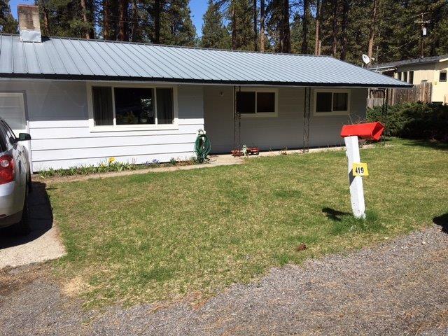3 bedroom 1 1/2 bath home located in Chiloquin. Freshly painted exterior with metal roof. Backyard is fully fenced with wood shed and deck for entertaining. 2-car attached garage. Lots of built ins throughout for storage. Newer stainless steel appliances. Wood stove for those cold winter nights.