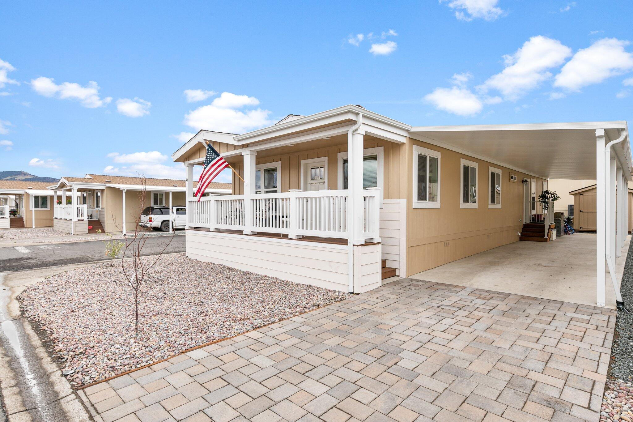 Spacious 4-bedroom 2- bath home built in 2021. Open floor plan boasts stainless steel
appliances and lots of cabinet space for storage. Separate laundry room, 2-space carport and
storage shed. Located in Medford Estates with many amenities coming soon including
playground, basketball court, pet park and more.