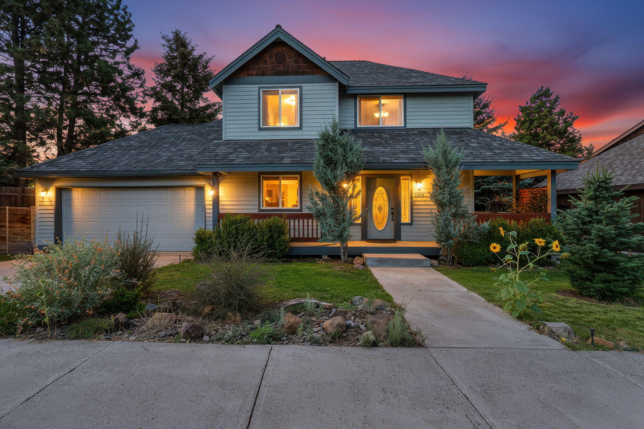 Located in Bend's popular midtown district just a few blocks from Hollinshead park & community gardens AND less than 1 mile from the base trails at Pilot Butte!! Location says it all but this house will win your heart too with updated kitchen featuring newer stainless appliances, granite countertops and real hardwood flooring! You'll also find solid wood doors, trim and cabinets throughout. The floor plan is open living with plenty of sunlight and extra half bath on main-level. The home lives larger than expected with 3 full bedrooms and 2 full bathrooms upstairs. Newer heat pump including A/C. Covered front porch and private back deck provide excellent outdoor spaces with fully fenced yard! Come visit and see this midtown gem featuring plenty of upgrades and character too ~