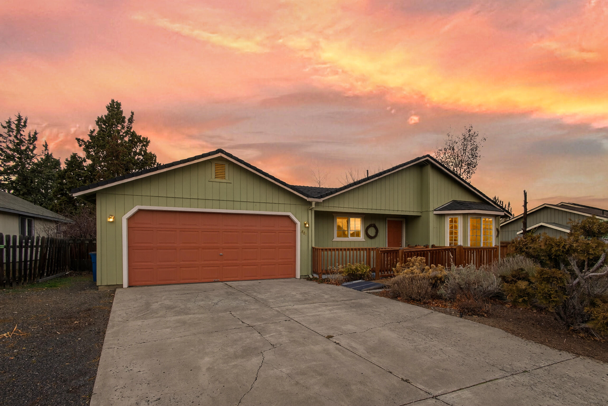 This thoughtfully designed residence features true single-level living with a full ADA-compliant layout, including a garage ramp, a walk-in ADA-compliant shower, widened doors, and indoor/outdoor accessibility for ease and comfort. The home offers vaulted ceilings, a bright and open floor plan, and sits on a large lot with plenty of room to relax or entertain. A newer roof (less than 10 years old) and a heat pump installed in 2019 provide energy-efficient, year-round comfort. Enjoy being just minutes from the hospital, great restaurants, and a neighborhood park—a truly ideal Bend location.
