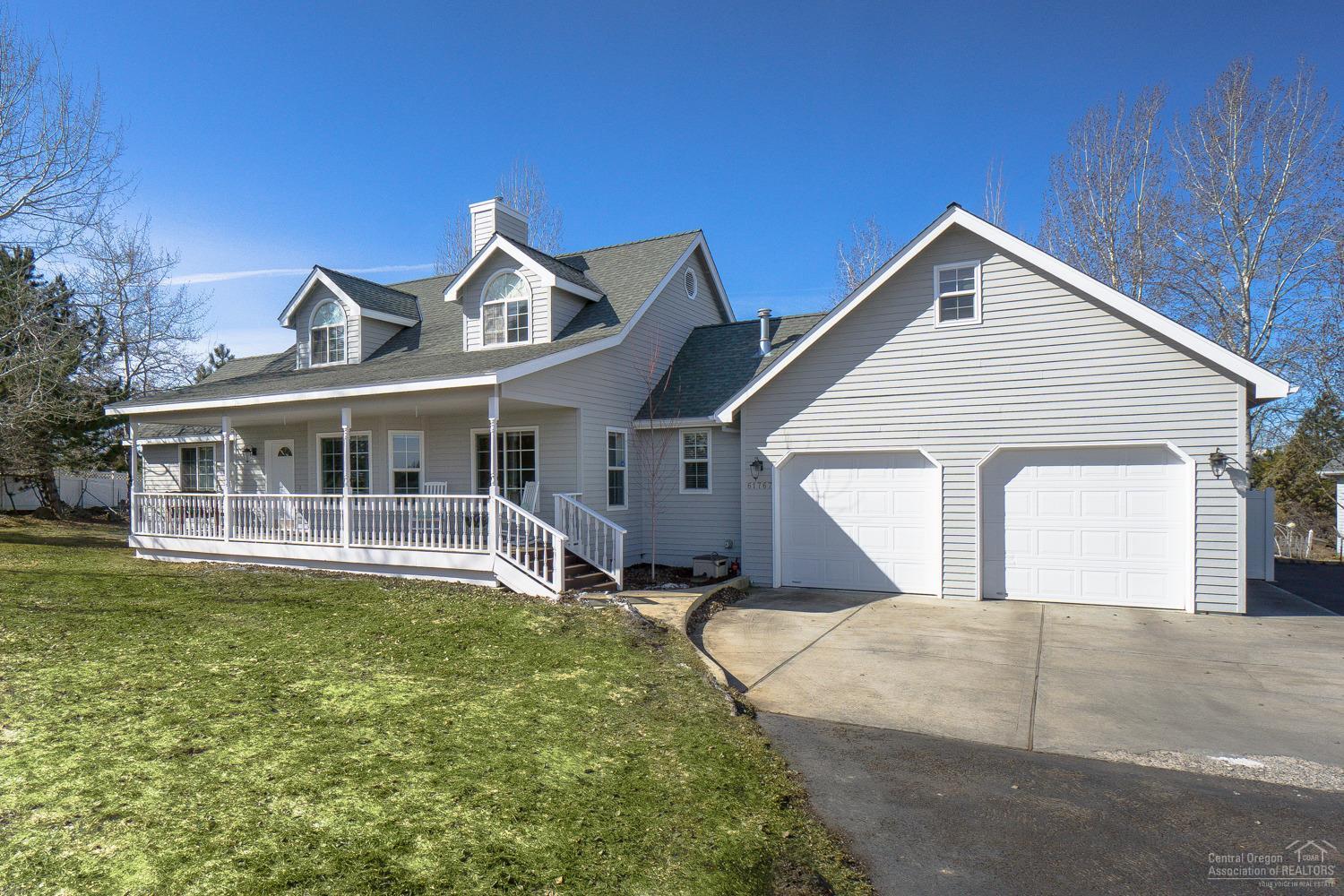 Highly desirable small acreage, (1.34 acres) close to town with mountain views & .75 acres irrigation. The covered front porch welcomes you to the home that shows with pride of ownership. This one owner home offers master on the main, 2 beds, full bath and bonus room/man cave up. Gas forced air heat plus gas stove & AC for comfort. Hardwood floors throughout home. Fully fenced, raised garden beds, green house, 24'X40' shop w/2- 12' roll up doors, loft area in shop for storage, & covered RV storage.