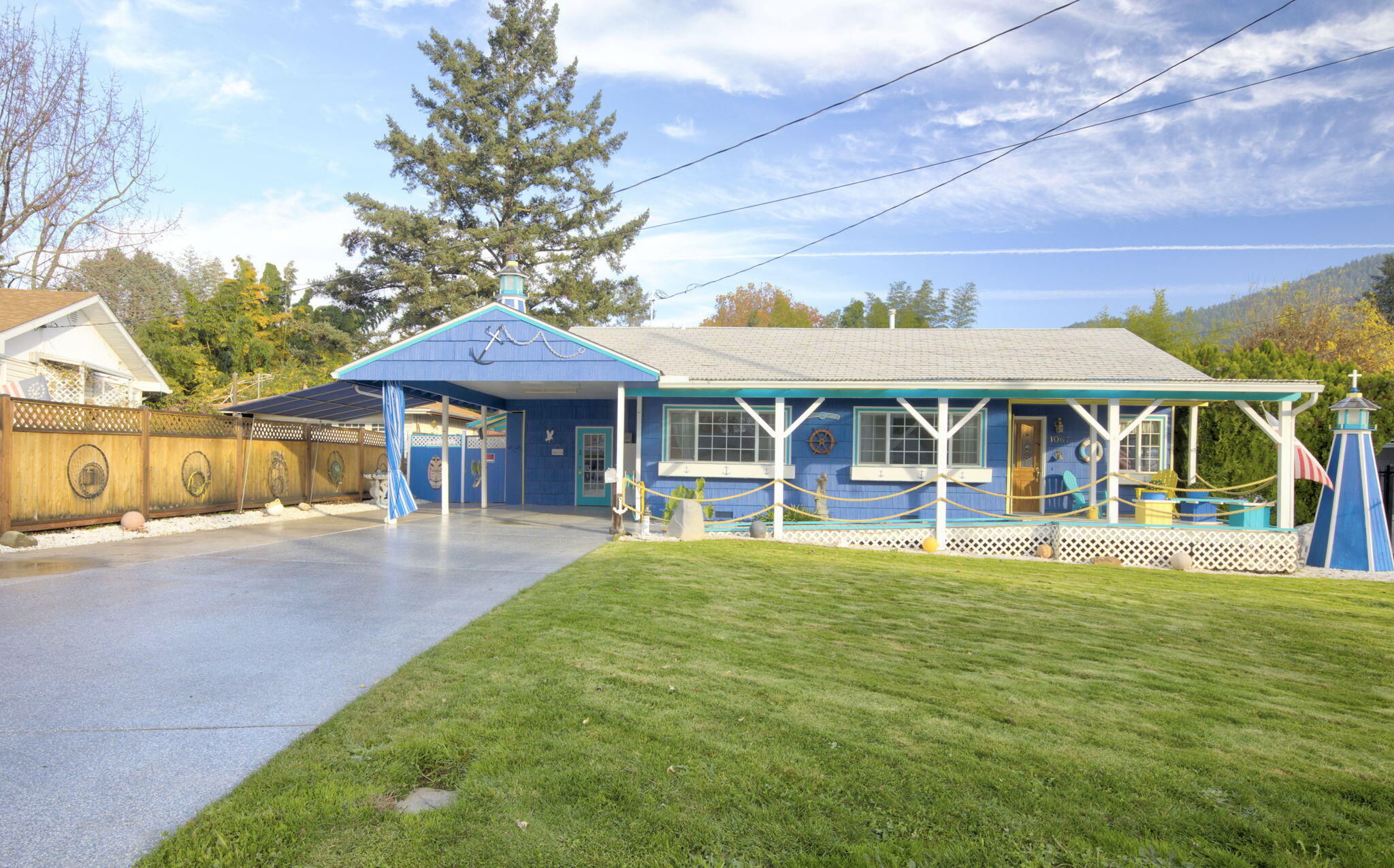 Enjoy the outdoor swimming pool and hot tub all summer long! Even better -  enjoy the covered swim spa off the master suite right next to the gas fireplace for amazingly cozy evenings all winter long!  Designed with accessibility in mind.  This was home sweet home for a quadriplegic living independently for decades; this house has a unique character and wheelchair friendly layout.  Skylights keep it bright and beautiful, the backyard views are like living in your own private resort.  The main bathroom has a no threshold shower. You really have to come see this one. It is unique and wonderful, in a great established neighborhood in beautiful Grants Pass just a few minutes from shopping and all of the fun that downtown Grants Pass has to offer.