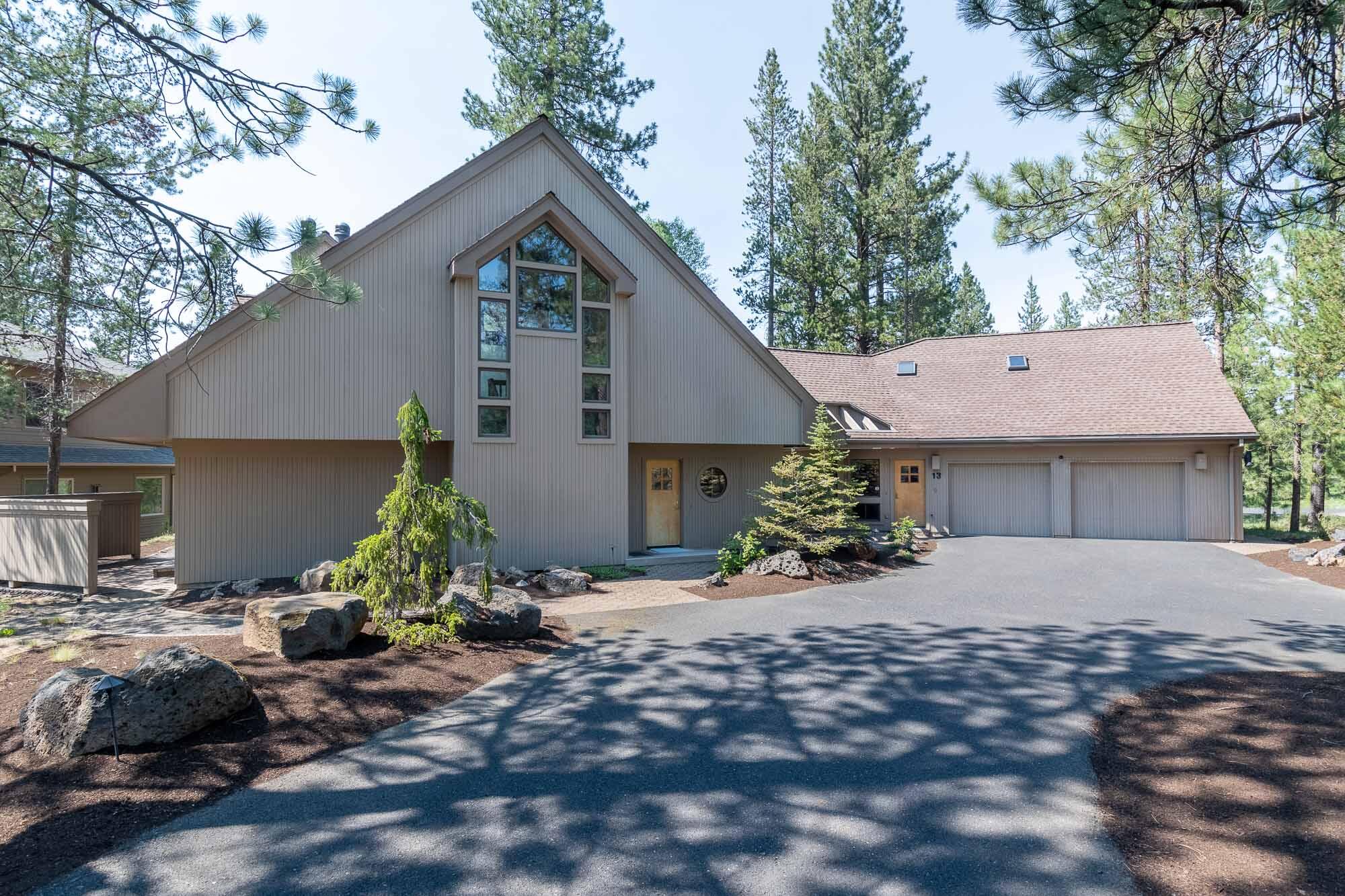 Welcome to this elegant mid-century modern Schafer Custom Home. First time on the market and has never been rented. This is a spectacular 3 bedroom home with a 4th room that can convert from an office/bonus room with built-in desk to a bedroom with a murphy bed. Thoughtfully planned with tons of storage & built-in features. The kitchen has two beautiful box windows & access to the back paver patio. Walk in pantry & a prep sink to allow for extra help in the kitchen. Spacious eating area w/ a unique wood ceiling and built in storage. Livingroom has floor to ceiling windows & a gas fireplace. Two full baths on the main level. A spiral staircase takes you up to the expansive master suite & second bedroom. The master suite has vaulted ceilings w/ tons of architectural interest & gas fireplc & a balcony. Master bath also has vaulted ceilings, jetted tub, dual vanity & a huge closet. There are finished storage areas off this closet & second bedroom. This home is ready and waiting for you!