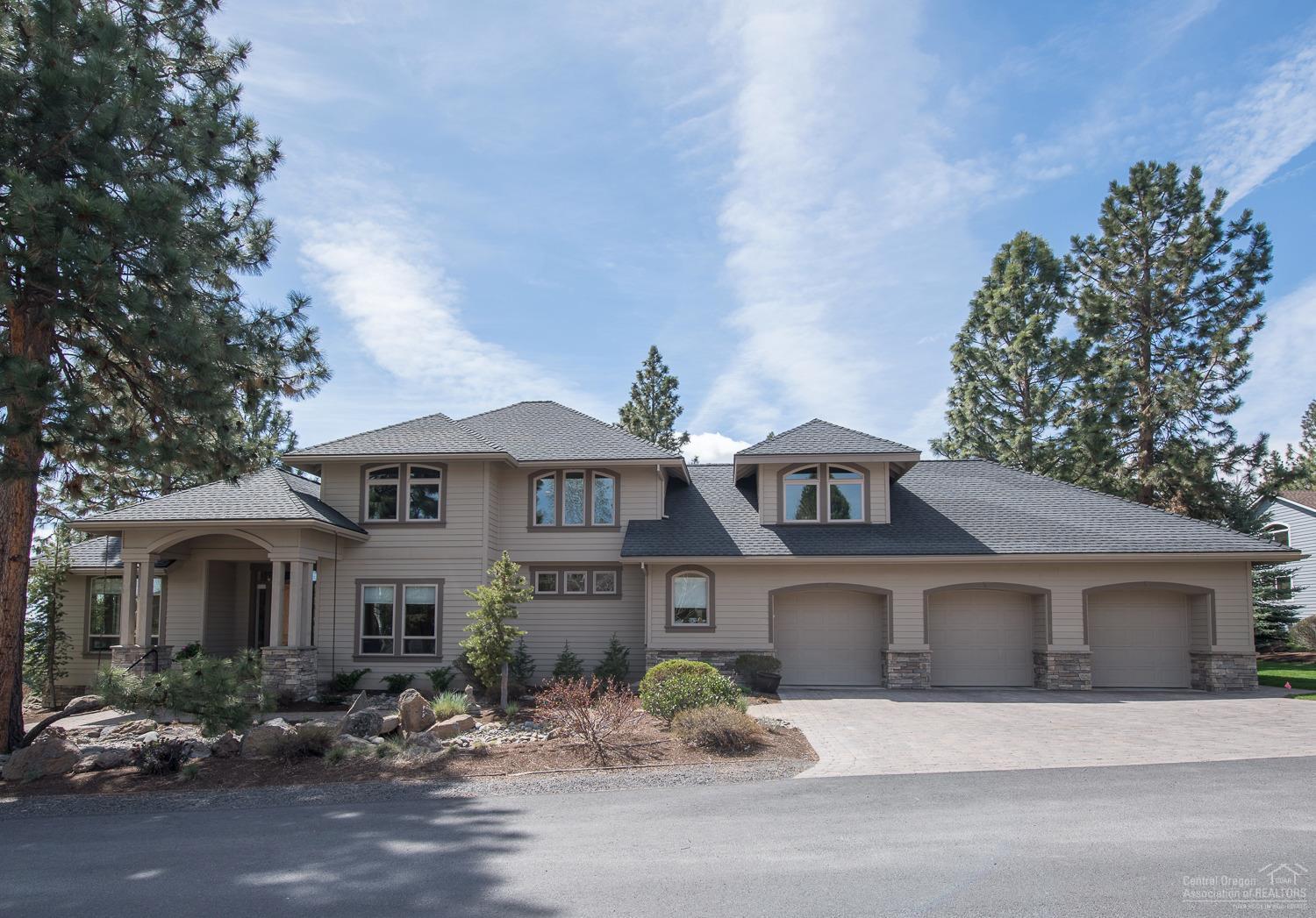 This Beautiful Home checks all the boxes: Main Level Living, Great Room Floor Plan, Cooks Kitchen, Triple Garage, .35 Acre Level, Landscaped Lot & Much More! Enjoy Gorgeous Walnut Floors & Tall Coffered Ceilings, Lovely office (or parlor) off the Entry; Bright, Spacious Kitchen w/Decor cooktop, 2 Wall Ovens & Large Pantry w/extra sink & dishwasher! Sumptuous Master Suite w/Free Standing Tub; & Two Ensuite Bedrooms Upstairs for family/guests. Oversized Garage, Lots of Storage throughout, Great Neighborhood!
