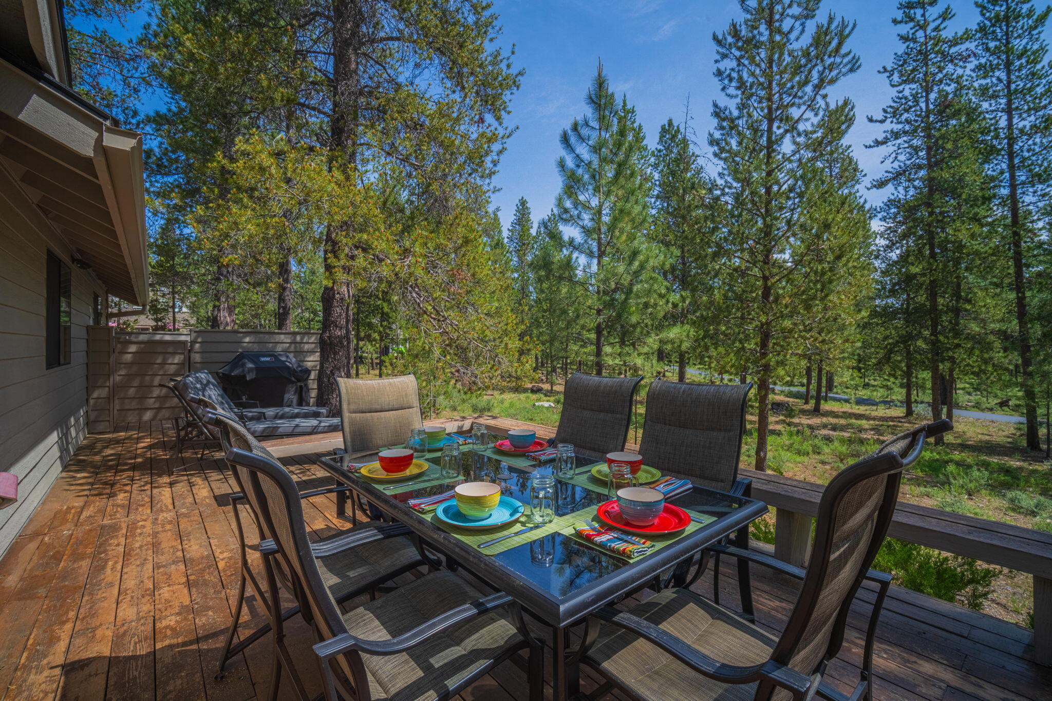 Welcome to your next adventure in Sunriver! This beautifully maintained single-level home is perfectly located on a peaceful cul-de-sac just moments from Fort Rock Park. There is plenty of  surrounding green space, you'll enjoy both privacy & a strong connection to nature in one of Sunriver's most desirable neighborhoods. Featuring 3 bedrooms and 2 bathrooms, this home offers a thoughtful layout that's both spacious & functional. The open-concept living area provides a welcoming space to relax by the fire, gather with friends, or simply unwind after a day of Central Oregon exploration. The turn-key condition means you can move right in or immediately start using it as a vacation rental or second home. Whether you're soaking up the sun on the back deck, taking a short bike ride to Fort Rock Park, or cozying up indoors during a winter snowfall, this home is ready to become your personal basecamp for all seasons of fun. Don't miss this opportunity to make lasting Sunriver memories today!