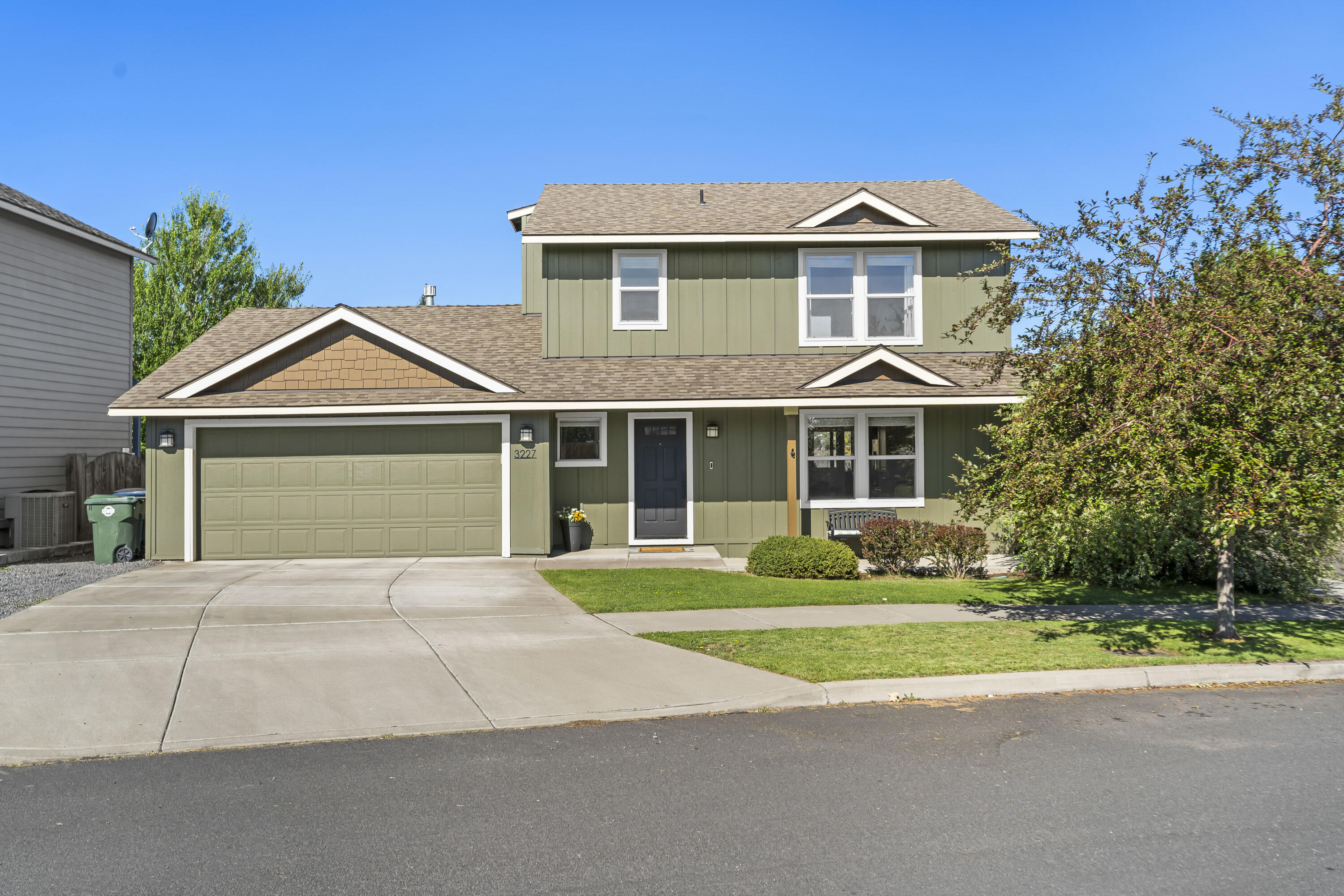 Welcome to this inviting 3 bedroom, 2.5 bath home offering a bright, open floorplan and a great location near medical facilities, restaurants, and all the conveniences of NE Bend. The living room features a cozy gas fireplace, perfect for relaxing evenings, while the spacious kitchen boasts newer appliances & faucet, and updated light fixtures throughout the home.

The primary suite includes dual vanities and a large closet for added comfort. Enjoy the convenience of a 2 car garage complete with a sink and workshop space. Outside, you'll find a landscaped, private backyard with a gazebo, storage shed, and a gate to the alleyway.

Recent updates include fresh interior paint (2021), a new water heater (2022), and more, making this home move-in ready.