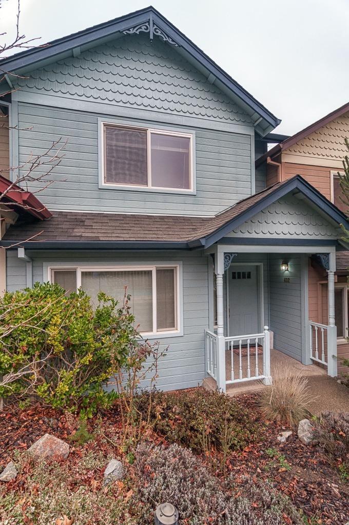 Very nice, very affordable, condominium home, in a nice area and in a lovely complex. Mountain views, a cascading water feature and a pool enhance the setting. This two bedroom, two bath home shows well, with a small fenced yard plus a storage shed. Off Street parking 1.5 spaces. The home is part of Ashland's affordable housing program.