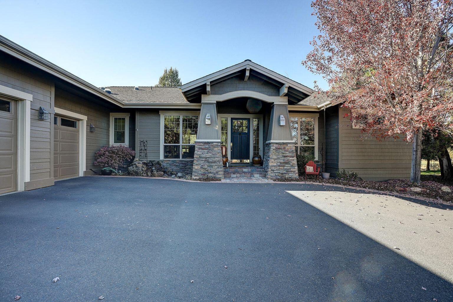 Price Enhancement on this Stunning single level home on the Challenge Golf Course. This beautifully designed 2,698 sq ft, Open Floor plan home offers 3 bdrms, 2 baths & powder rm. The spacious primary suite is a private retreat, with luxurious bathroom with dual sinks vanity, tiled shower, enclosed toilet rm, 6 ft soaking tub & generous walk-in closet. The home boasts a formal dining rm, office/den,  Chef's kitchen with two islands, an eating area, walk-in pantry with ample storage. Enjoy the surround sound system, inside & outdoor. Expansive paver patio to enjoy the outdoor living area w/remote control awnings. Mature landscaping with front & back sprinkler system & relaxing waterfall. Upgrades include, Newer roof & Furnace. Eagle Crest offers 3 18-hole Golf Courses, 3 Sport & Fitness Centers & miles of paved trails. Enjoy indoor/outdoor swimming pools, tennis, pickleball & basketball courts. Buyers Home Warranty, this 1 year contract is a bonus.