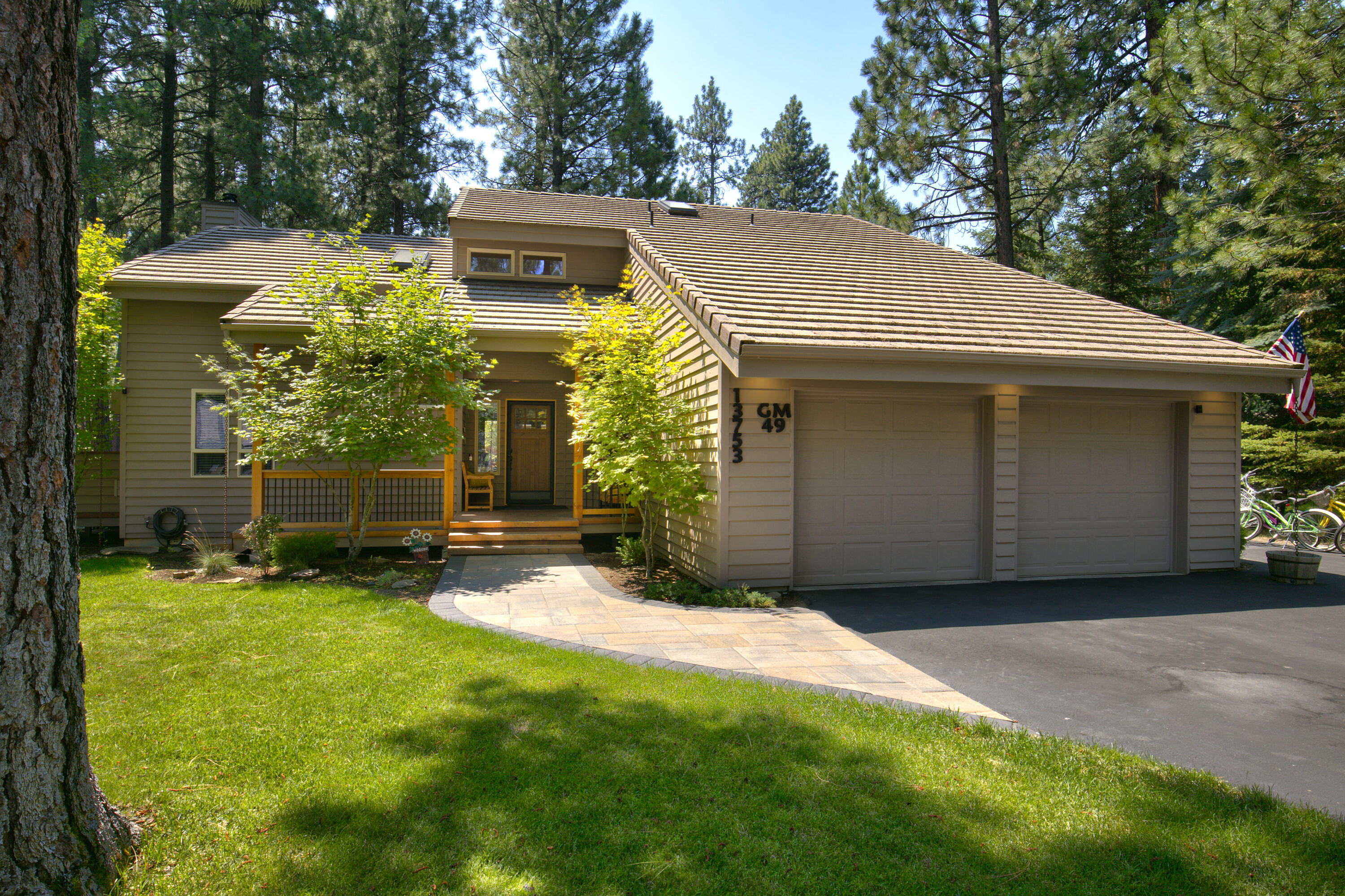 This fantastic home is perfectly situated just down the street from the Glaze Meadow recreation center. Step inside and be greeted by a recently updated kitchen, complete with modern appliances and a sleek design. With four bedrooms and three full bathrooms, there is plenty of space for family and friends to comfortably stay. The stainless-steel appliances and luxury vinyl plank flooring add a touch of elegance to the home, creating a welcoming and stylish atmosphere. The new paver patio is the perfect spot to relax and enjoy the beautiful surroundings, making this home an ideal getaway for those seeking tranquility and relaxation. The attached two-car garage provides ample storage space for all your outdoor gear and vehicles. Additionally, a new heat pump was installed in 2021, ensuring year-round comfort and energy efficiency. Don't miss out on the opportunity to own this incredible property in one of Central Oregon's most sought-after communities. Schedule a showing today!